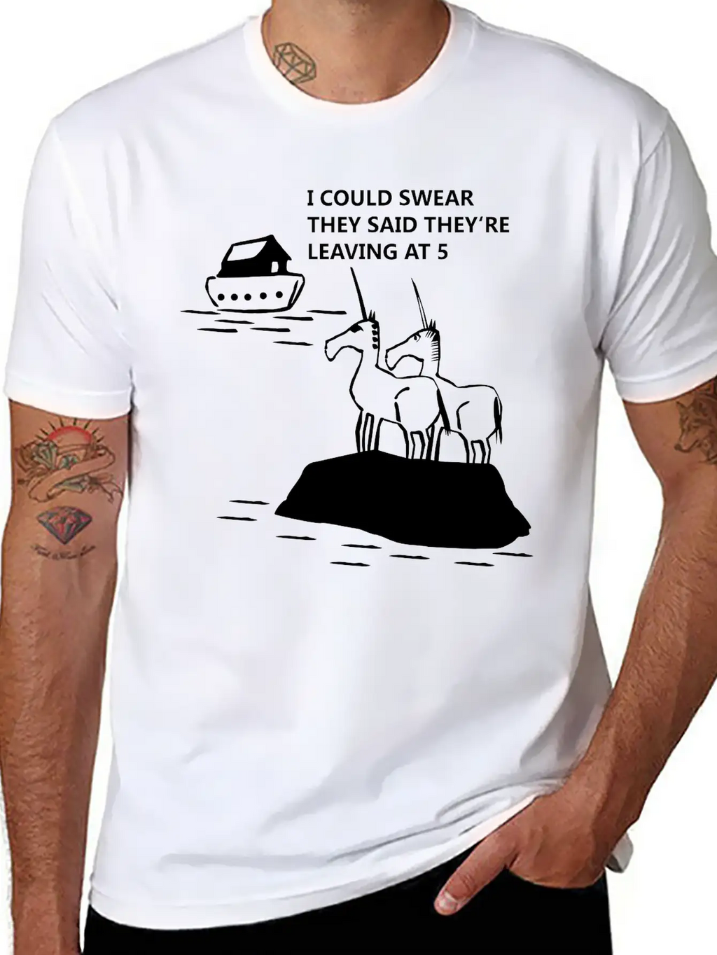 Why There Are No Unicorns Unisex Short Sleeve Soft Cotton T-Shirt – Casual Everyday Wear