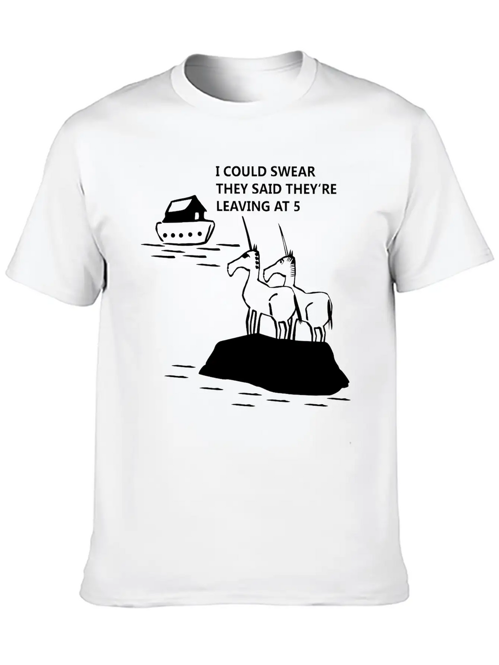 Why There Are No Unicorns Unisex Short Sleeve Soft Cotton T-Shirt – Casual Everyday Wear