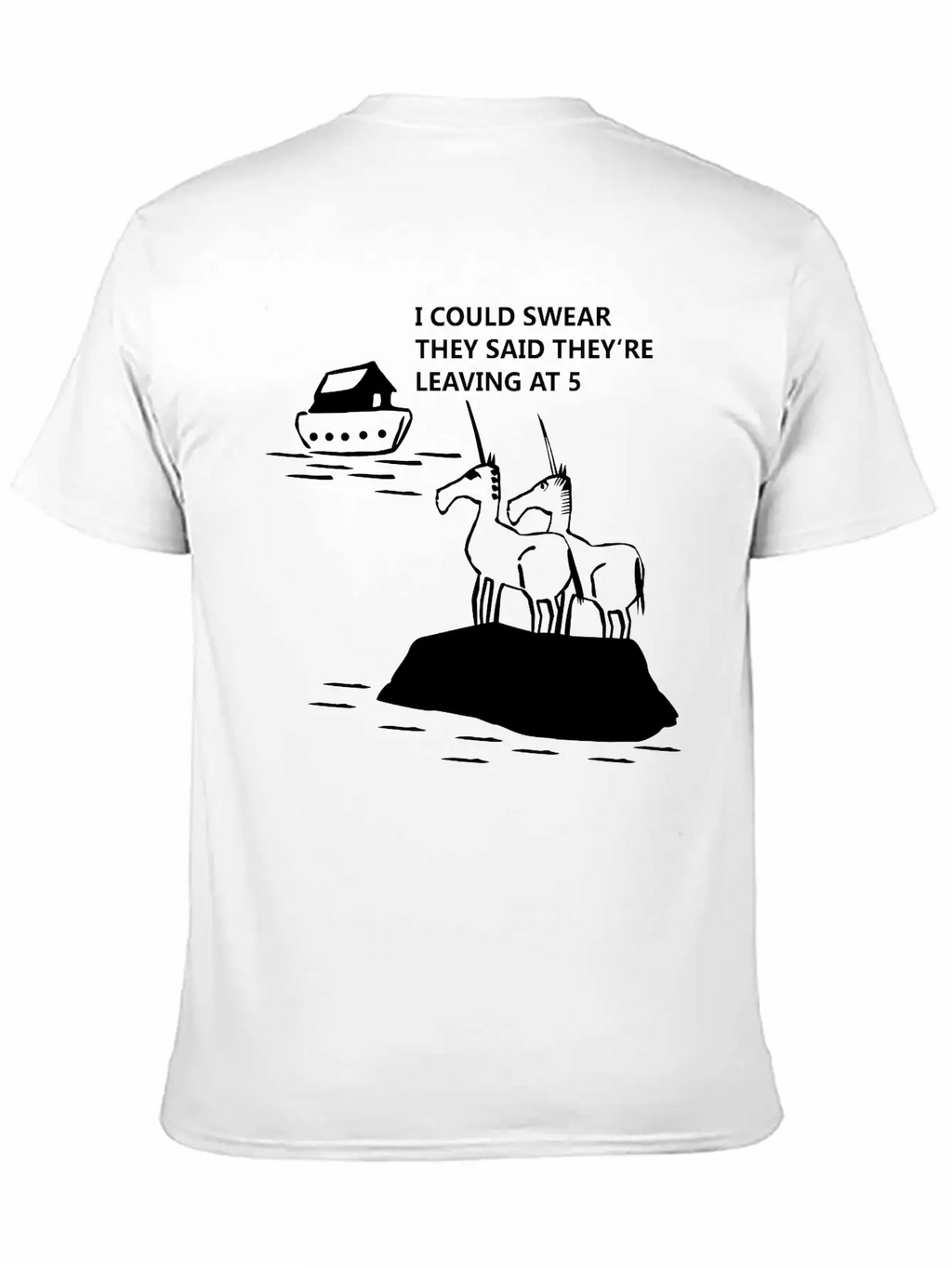 Why There Are No Unicorns Unisex Short Sleeve Soft Cotton T-Shirt – Casual Everyday Wear