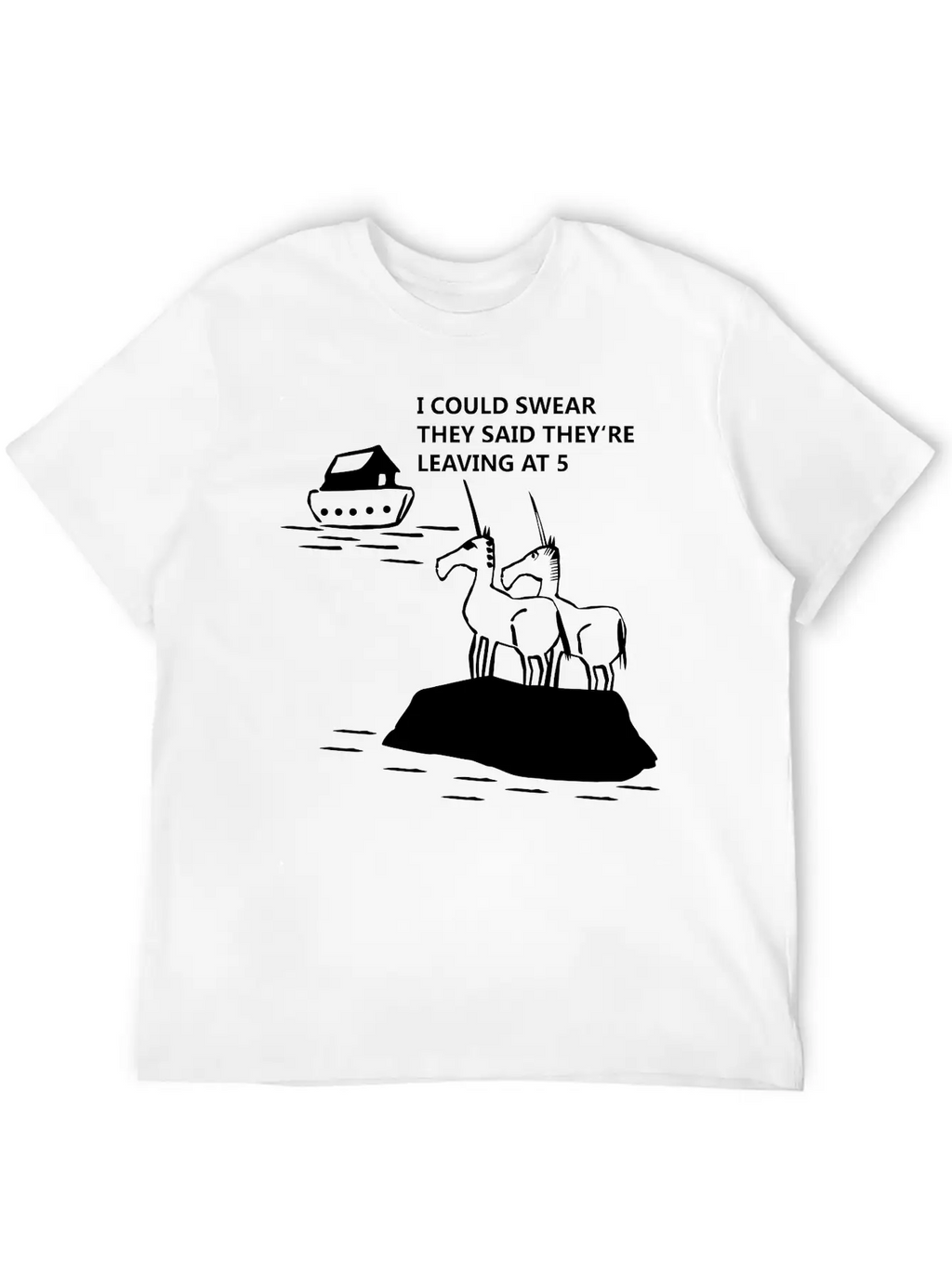 Why There Are No Unicorns Unisex Short Sleeve Soft Cotton T-Shirt – Casual Everyday Wear