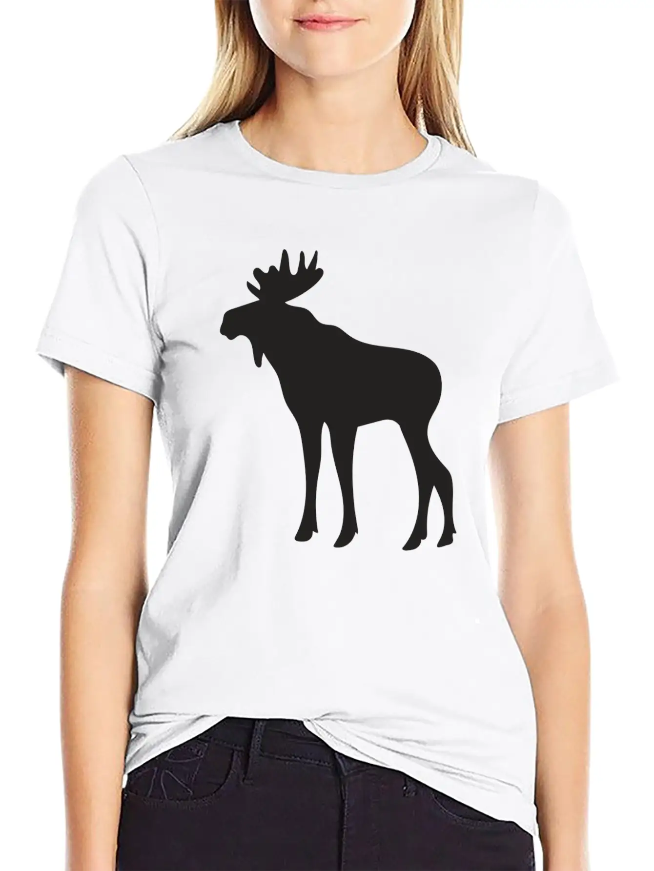 Wild Deer Unisex Casual T-Shirt – Clean Design For Daily Comfort