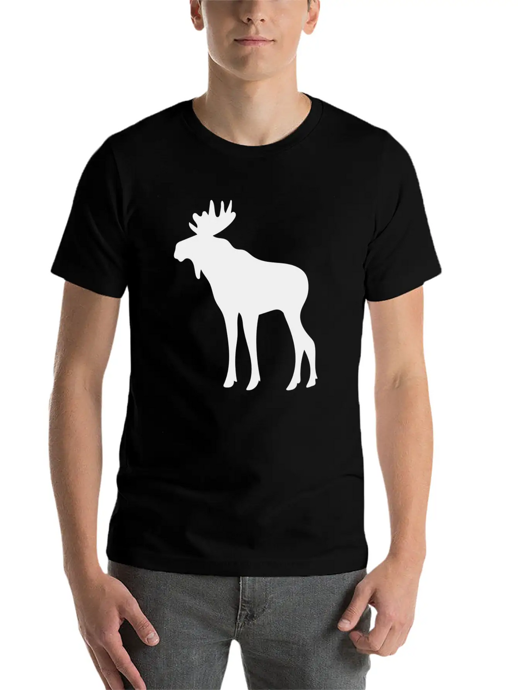 Wild Deer Unisex Casual T-Shirt – Clean Design For Daily Comfort