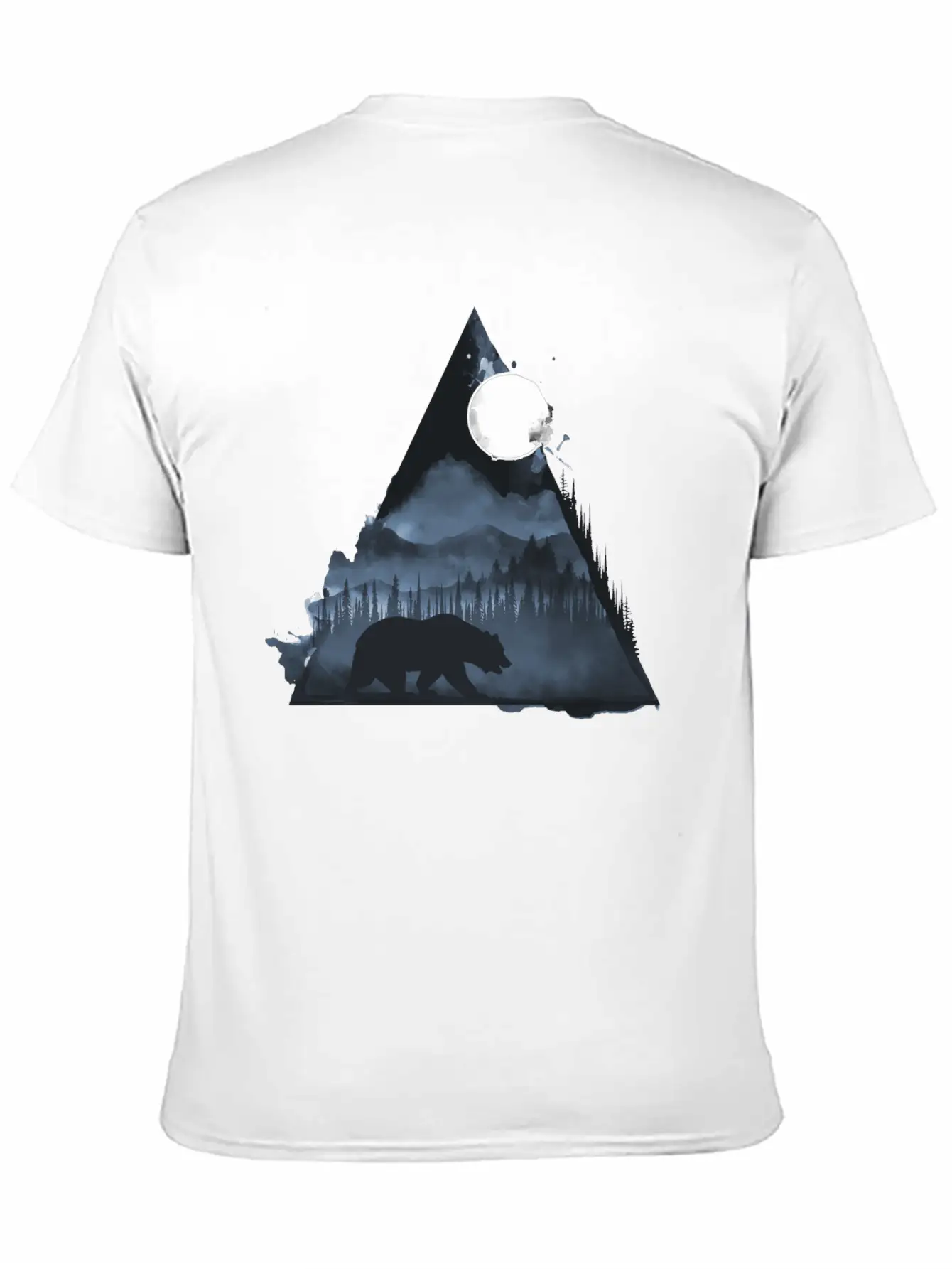 Wild Geometry Unisex Short Sleeve Soft Cotton T-Shirt – Casual Everyday Wear