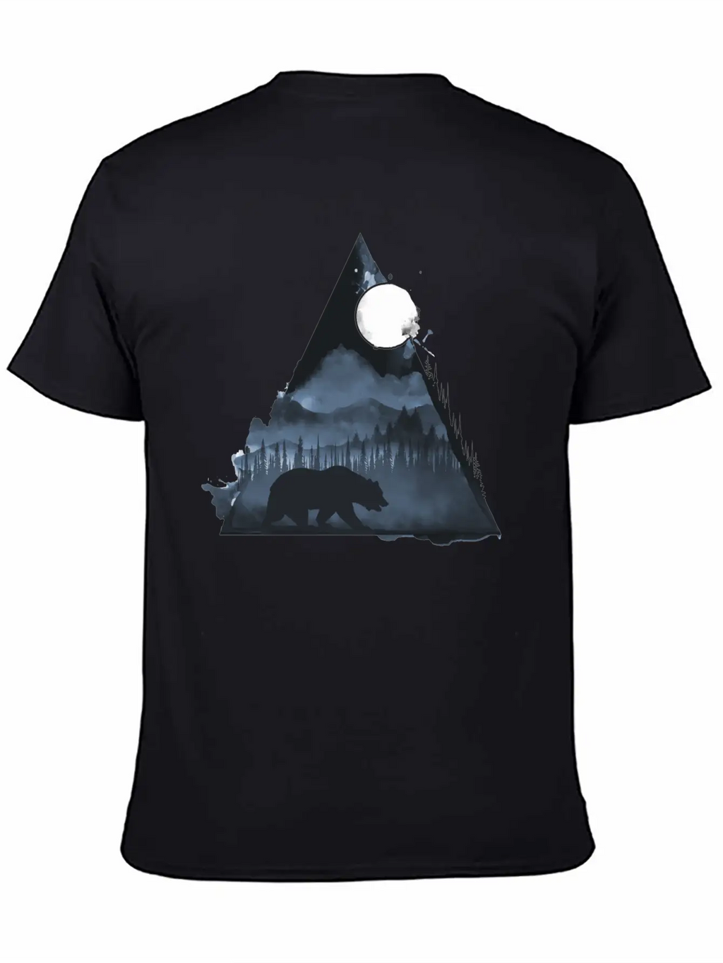 Wild Geometry Unisex Short Sleeve Soft Cotton T-Shirt – Casual Everyday Wear