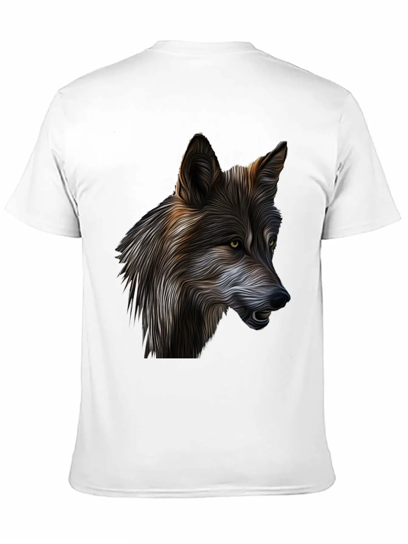 Wild Wolf Casual Graphic T-Shirt – Simple And Comfortable Daily Wear