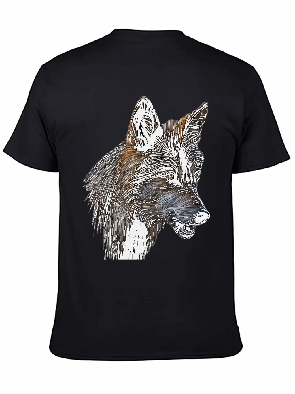 Wild Wolf Casual Graphic T-Shirt – Simple And Comfortable Daily Wear