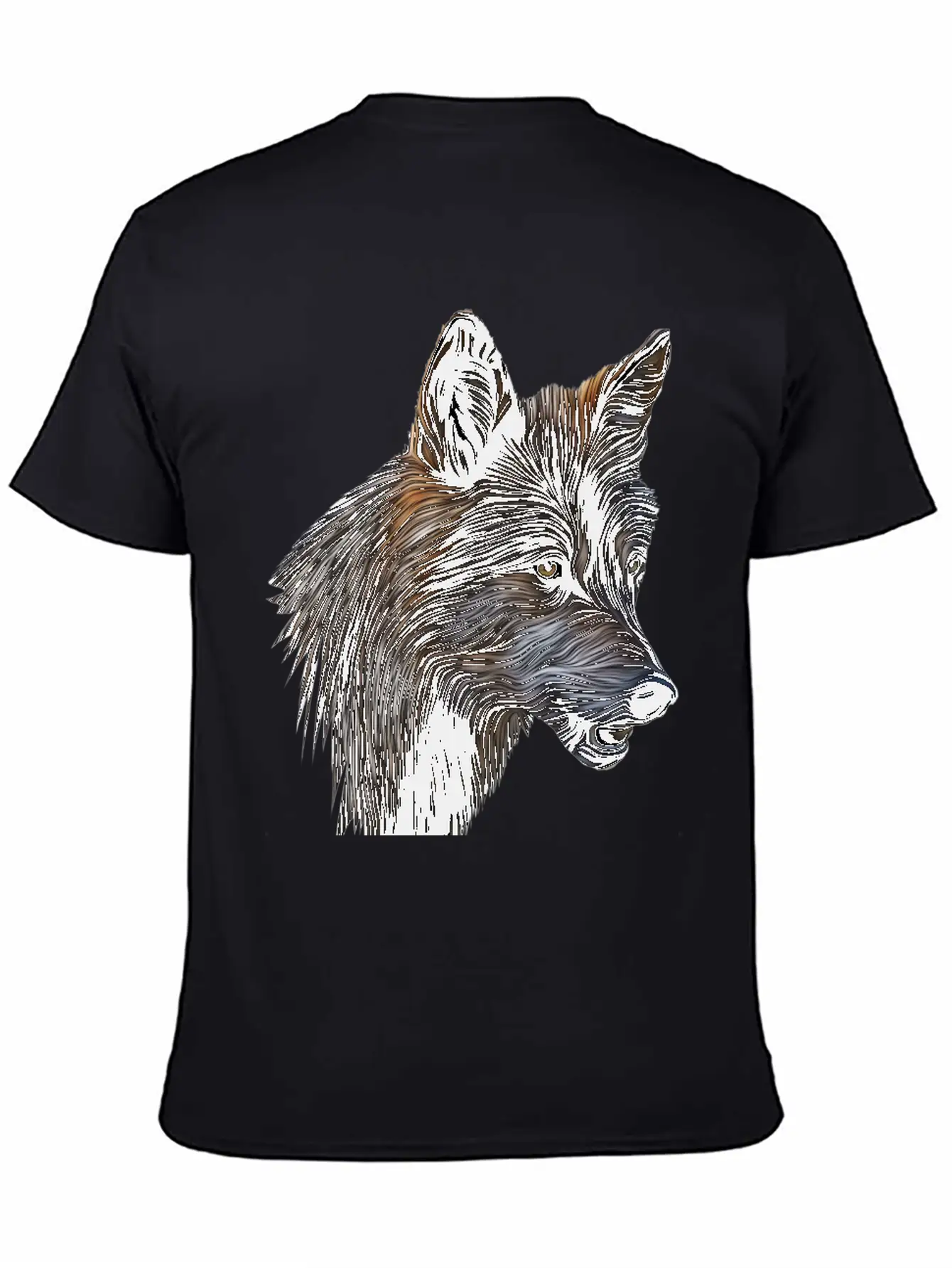 Wild Wolf Casual Graphic T-Shirt – Simple And Comfortable Daily Wear