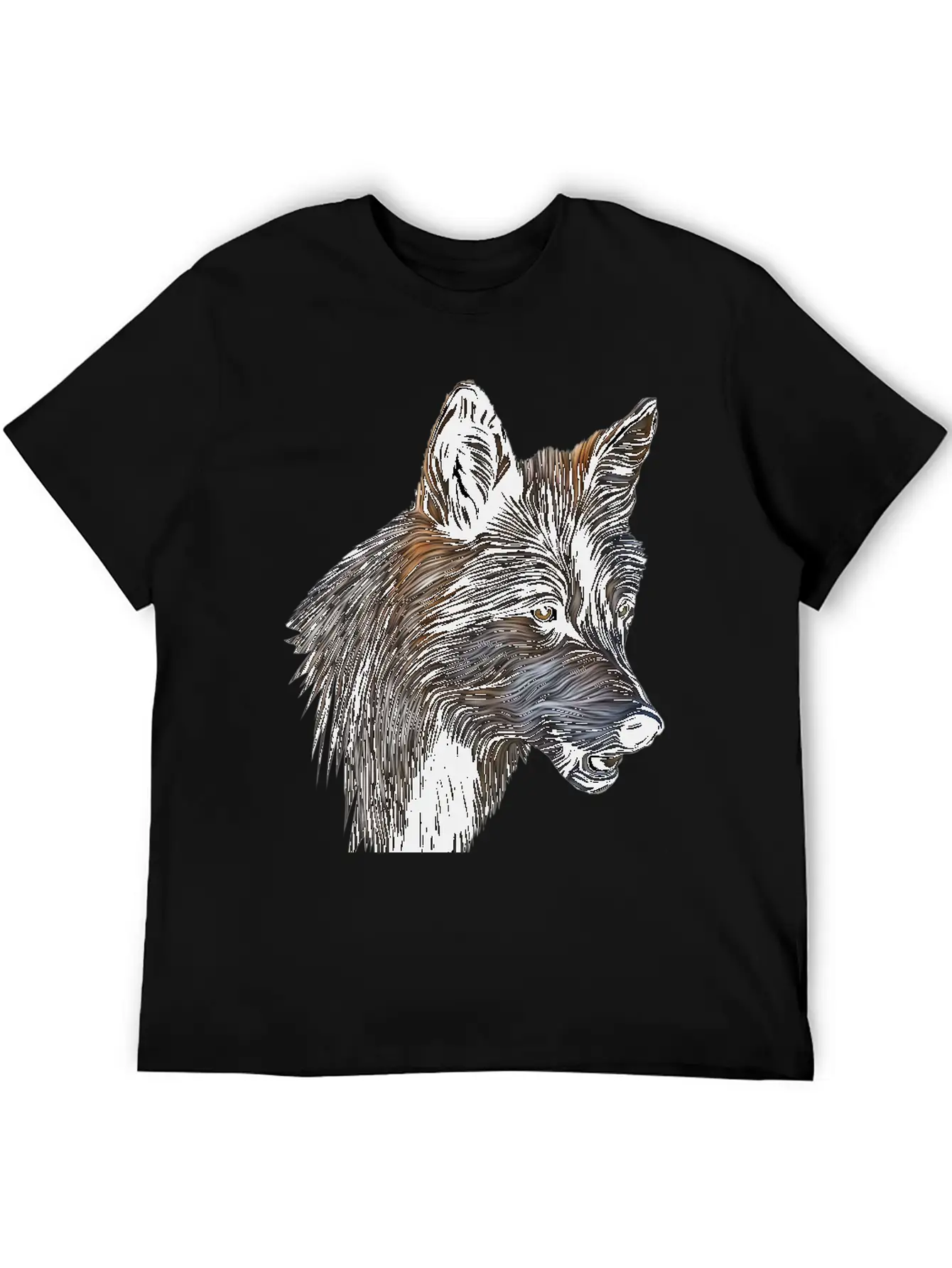 Wild Wolf Casual Graphic T-Shirt – Simple And Comfortable Daily Wear