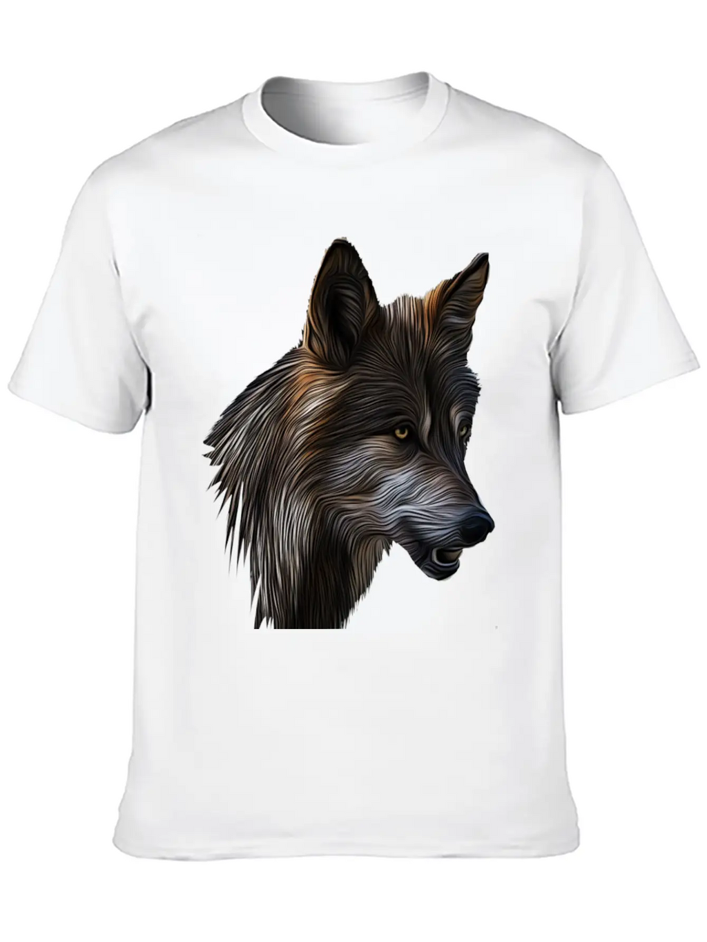 Wild Wolf Casual Graphic T-Shirt – Simple And Comfortable Daily Wear