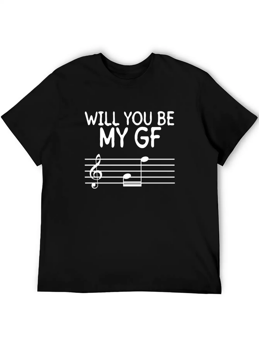 Will You Be My Gf - Piano Pianist Piano Player Stylish Everyday T-Shirt – Unisex Basic Cotton Tee