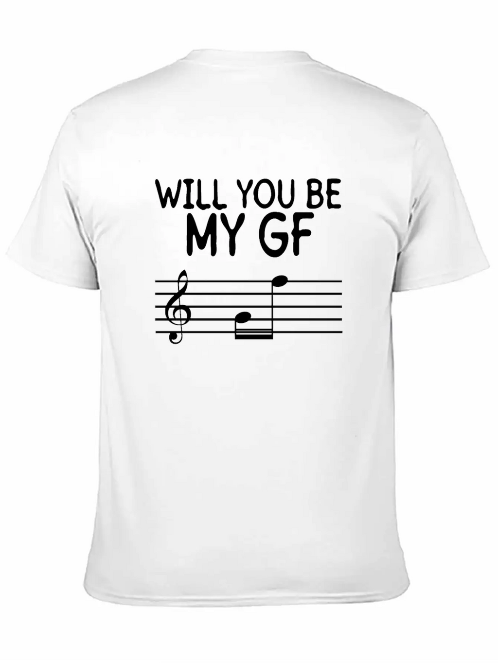 Will You Be My Gf - Piano Pianist Piano Player Stylish Everyday T-Shirt – Unisex Basic Cotton Tee