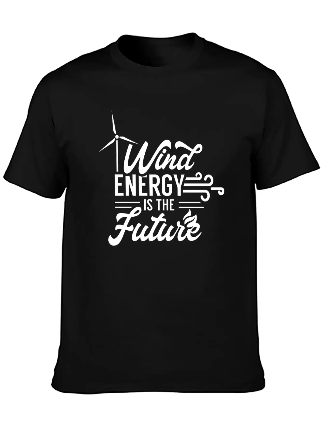 Wind Energy Is The Future Power Windmill Stylish Everyday T-Shirt – Unisex Basic Cotton Tee