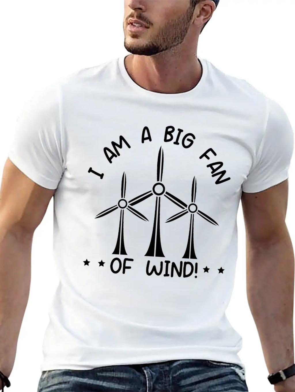 Wind Renewable Energy Windtech Windmill Enthusiast Stylish Everyday T-Shirt – Unisex Basic Cotton Tee