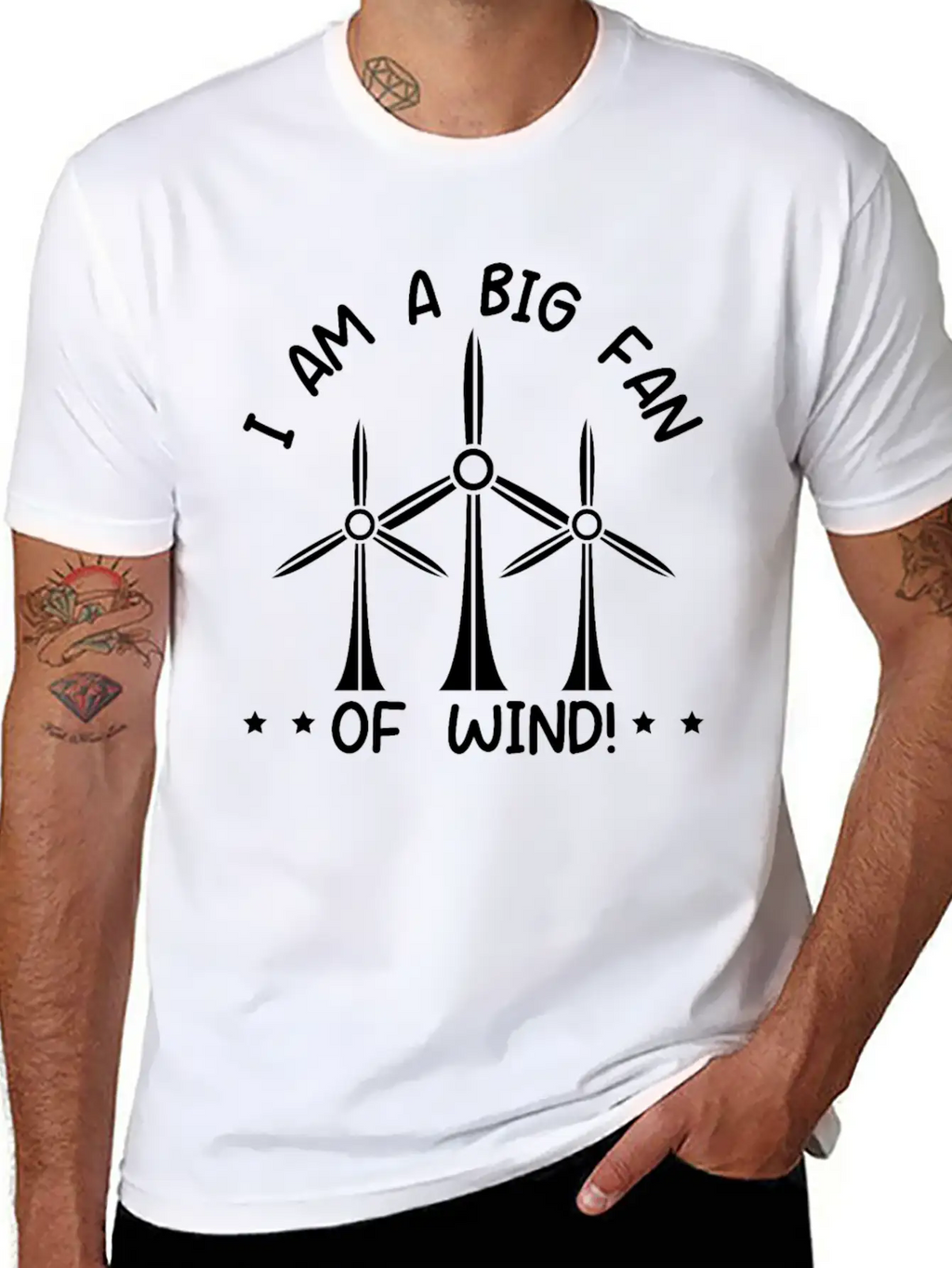 Wind Renewable Energy Windtech Windmill Enthusiast Stylish Everyday T-Shirt – Unisex Basic Cotton Tee