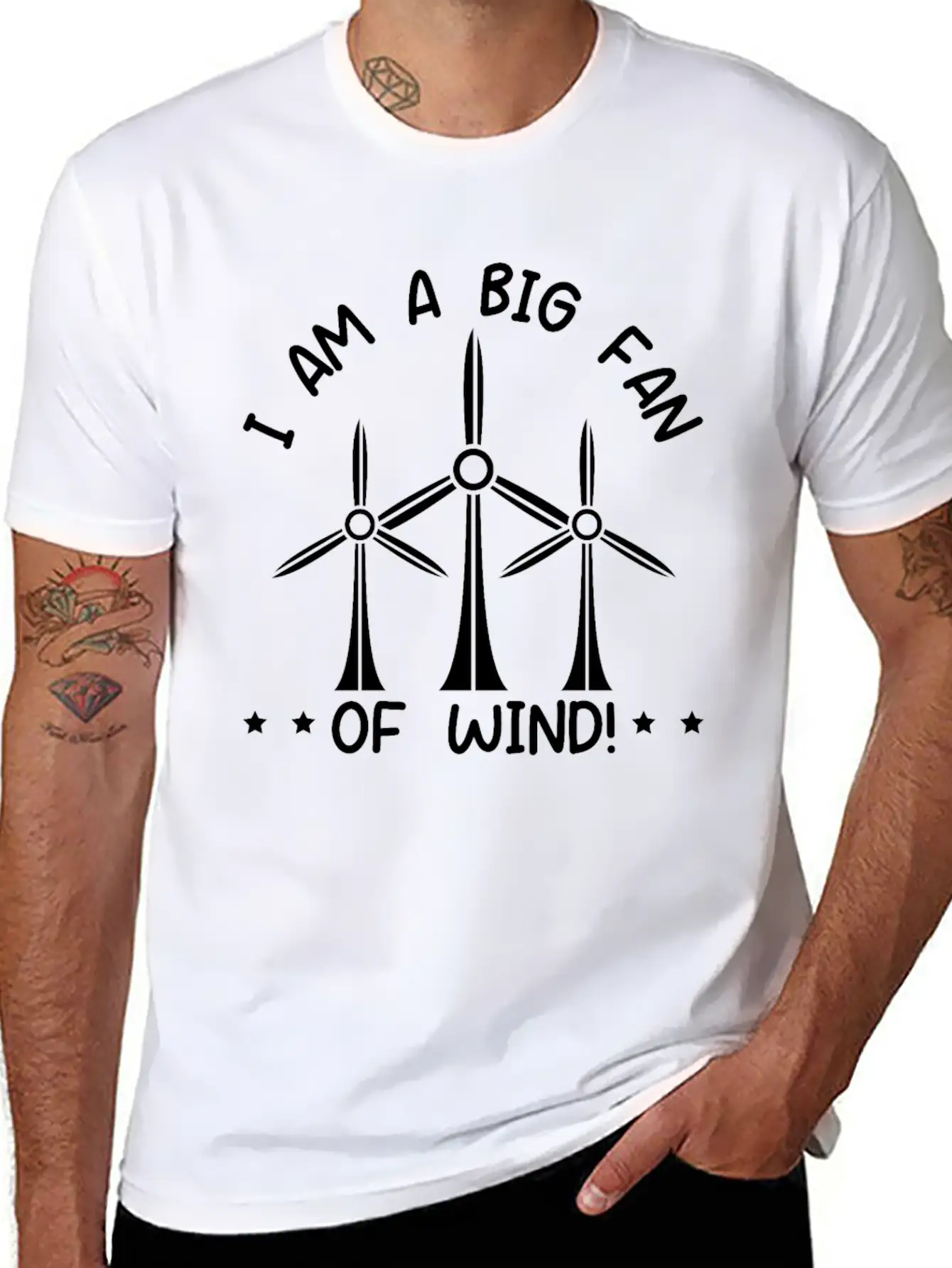 Wind Renewable Energy Windtech Windmill Enthusiast Stylish Everyday T-Shirt – Unisex Basic Cotton Tee