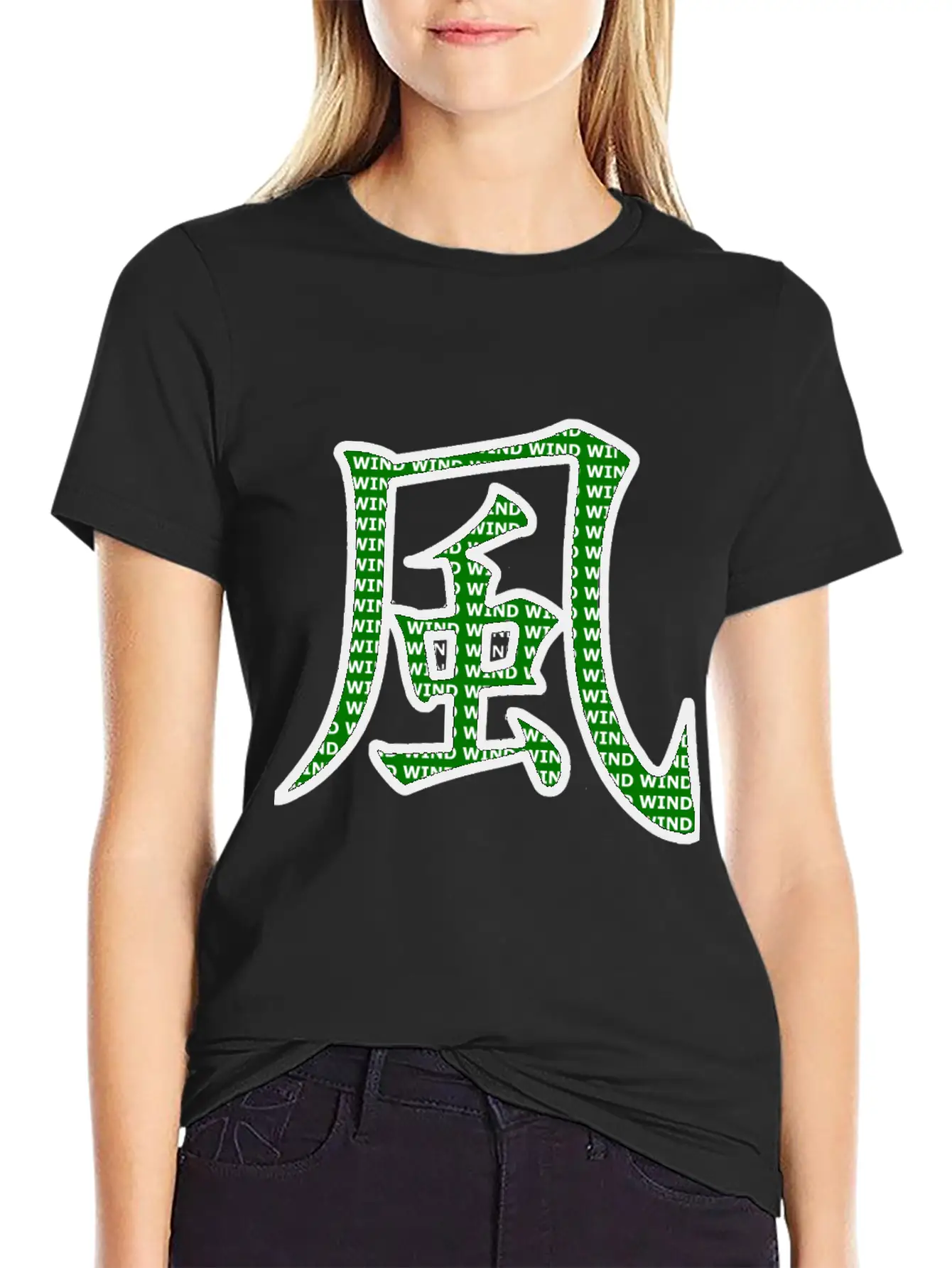 Wind Style Casual Graphic T-Shirt – Simple And Comfortable Daily Wear