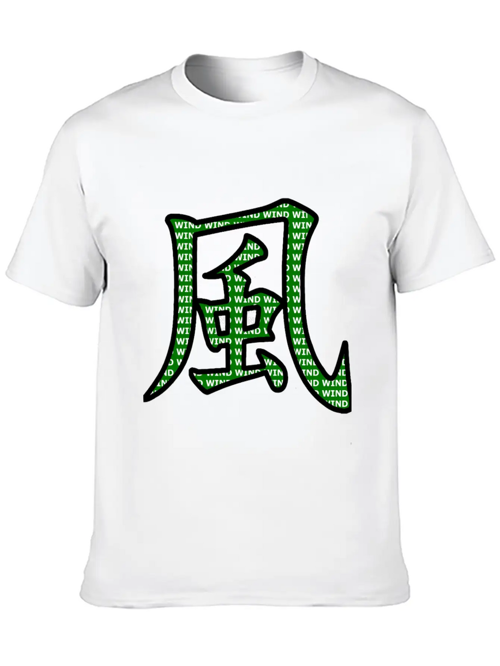 Wind Style Casual Graphic T-Shirt – Simple And Comfortable Daily Wear
