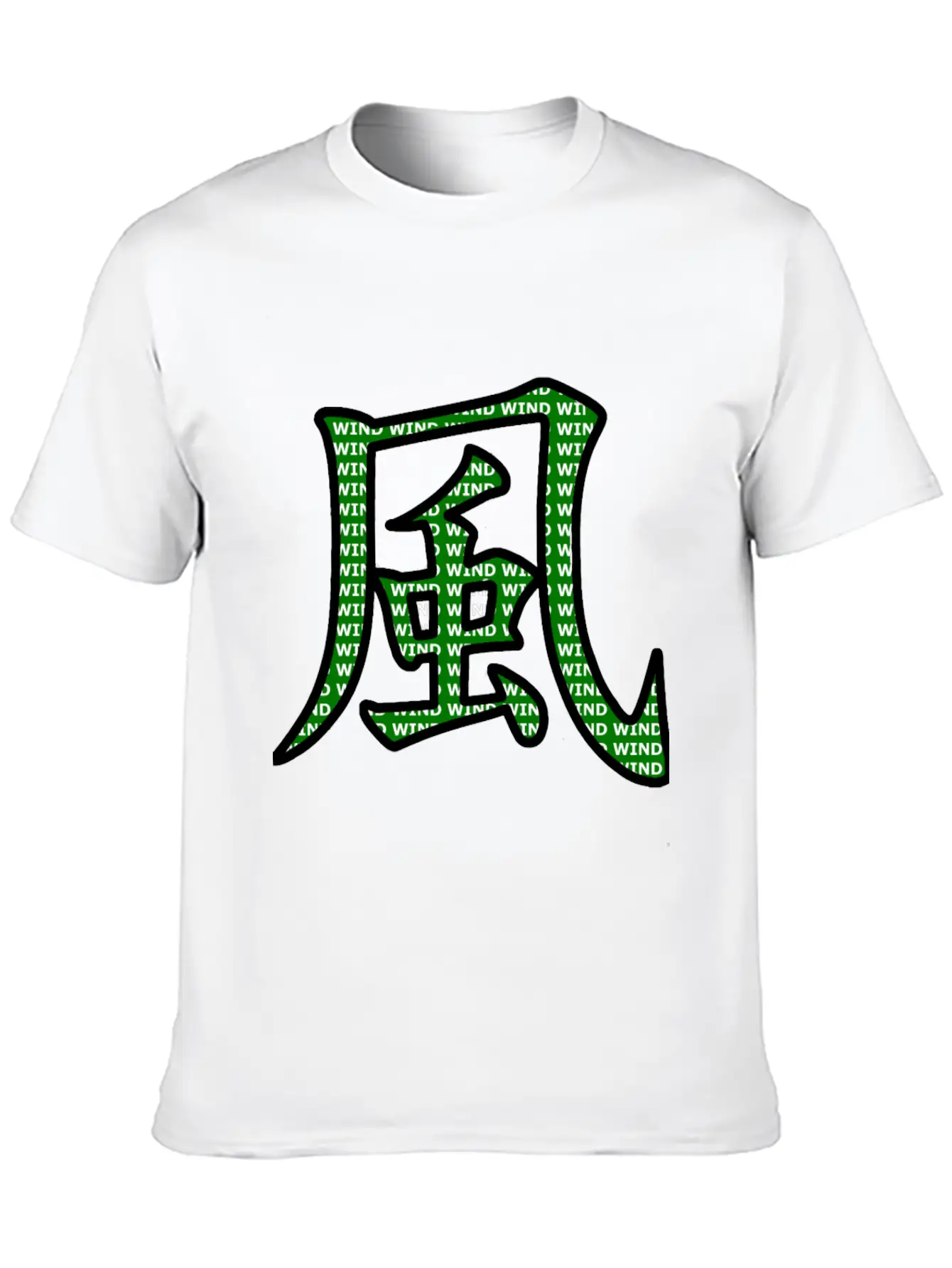 Wind Style Casual Graphic T-Shirt – Simple And Comfortable Daily Wear
