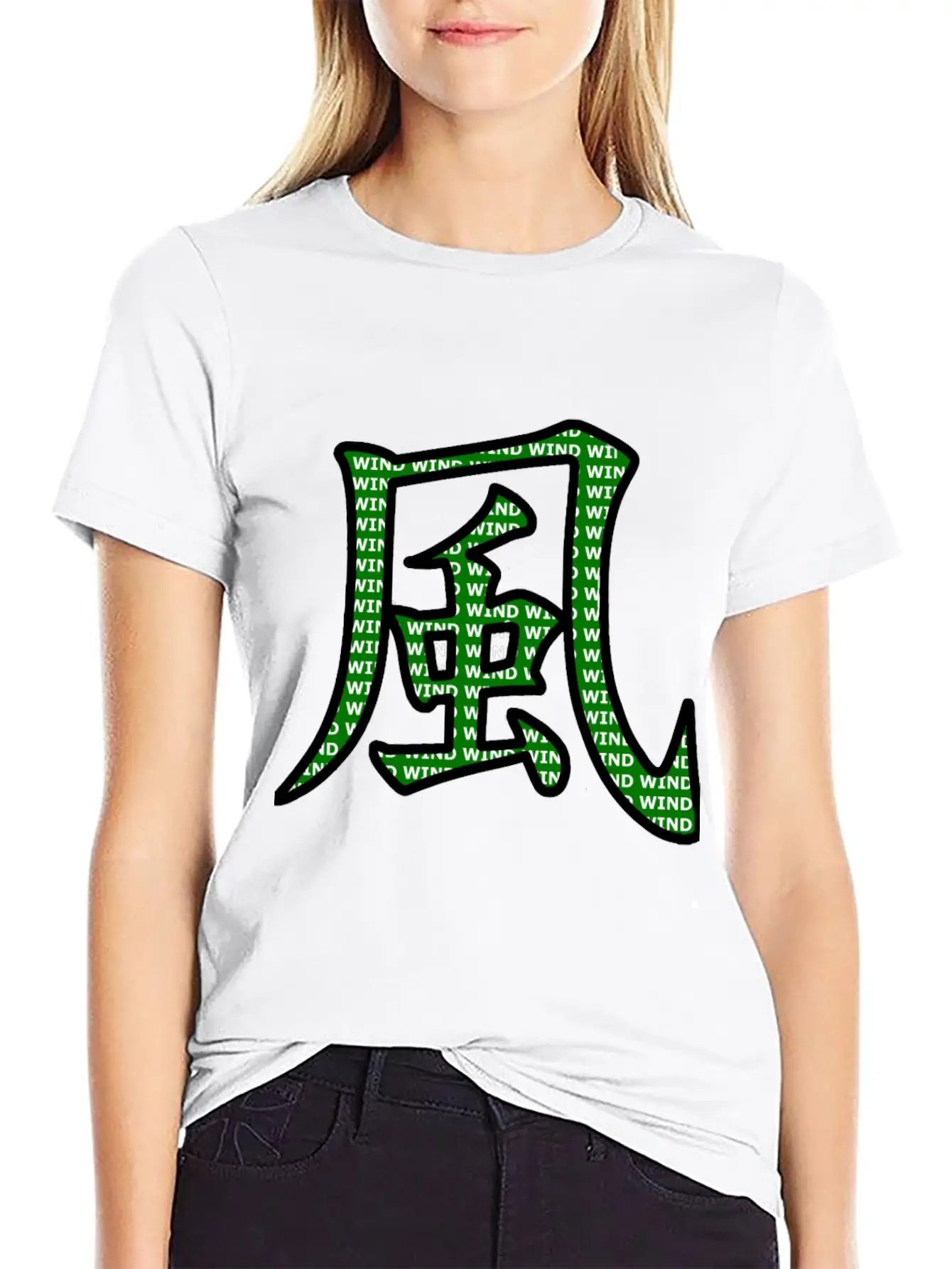 Wind Style Casual Graphic T-Shirt – Simple And Comfortable Daily Wear