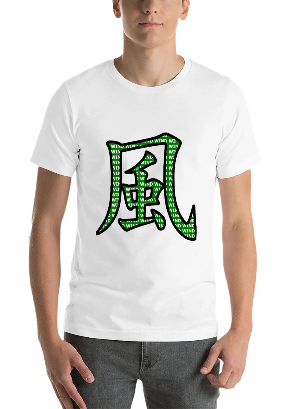 Wind Style Casual Graphic T-Shirt – Simple And Comfortable Daily Wear