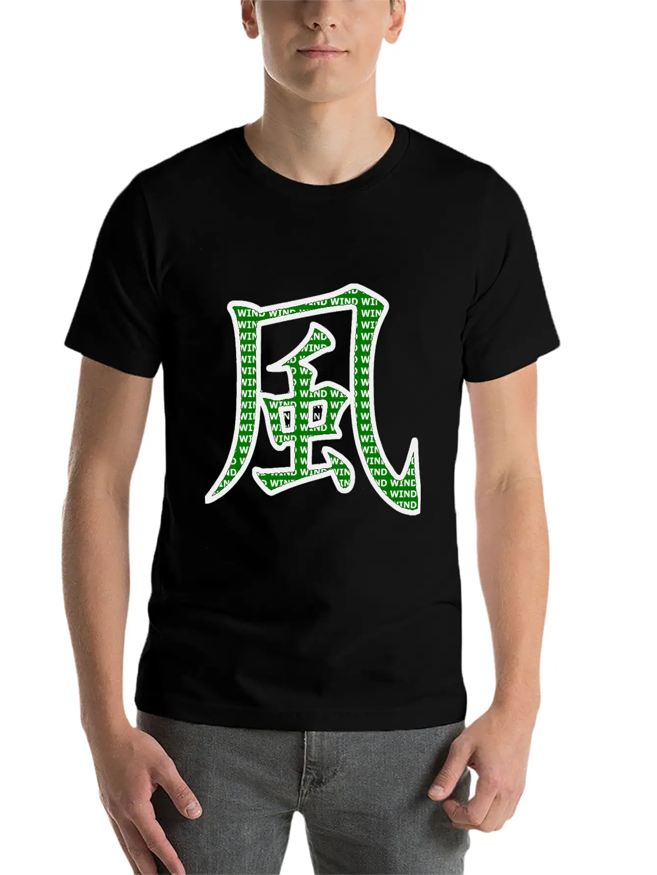 Wind Style Casual Graphic T-Shirt – Simple And Comfortable Daily Wear