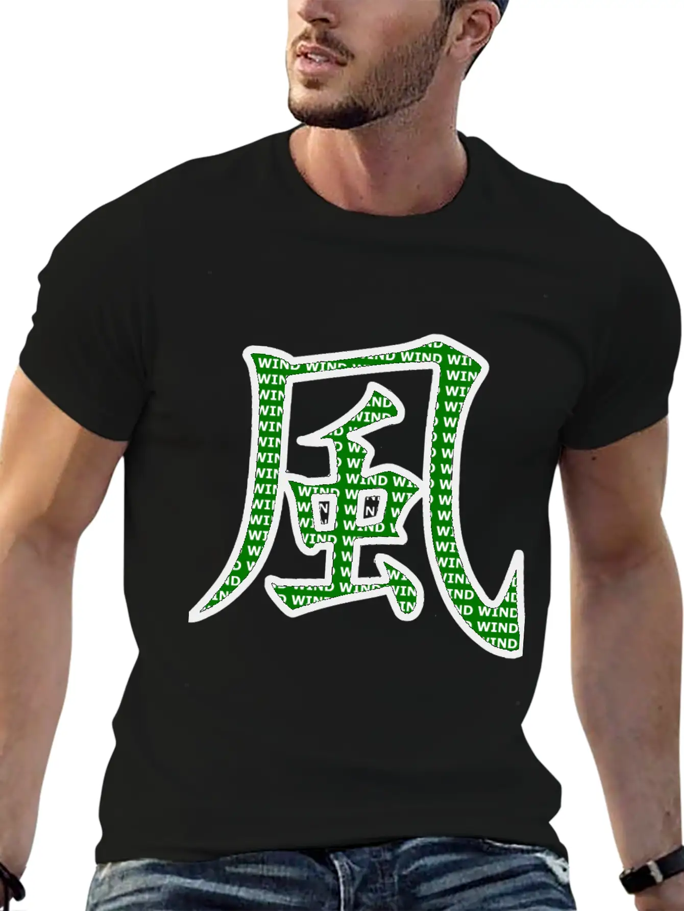 Wind Style Casual Graphic T-Shirt – Simple And Comfortable Daily Wear