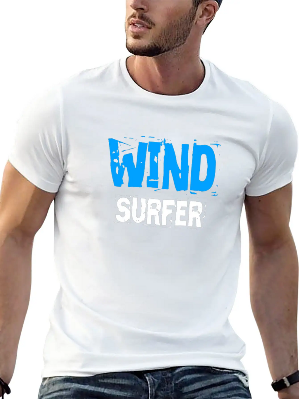 Wind Surfer Essential Cotton Tee For Daily Outfits – Unisex Style