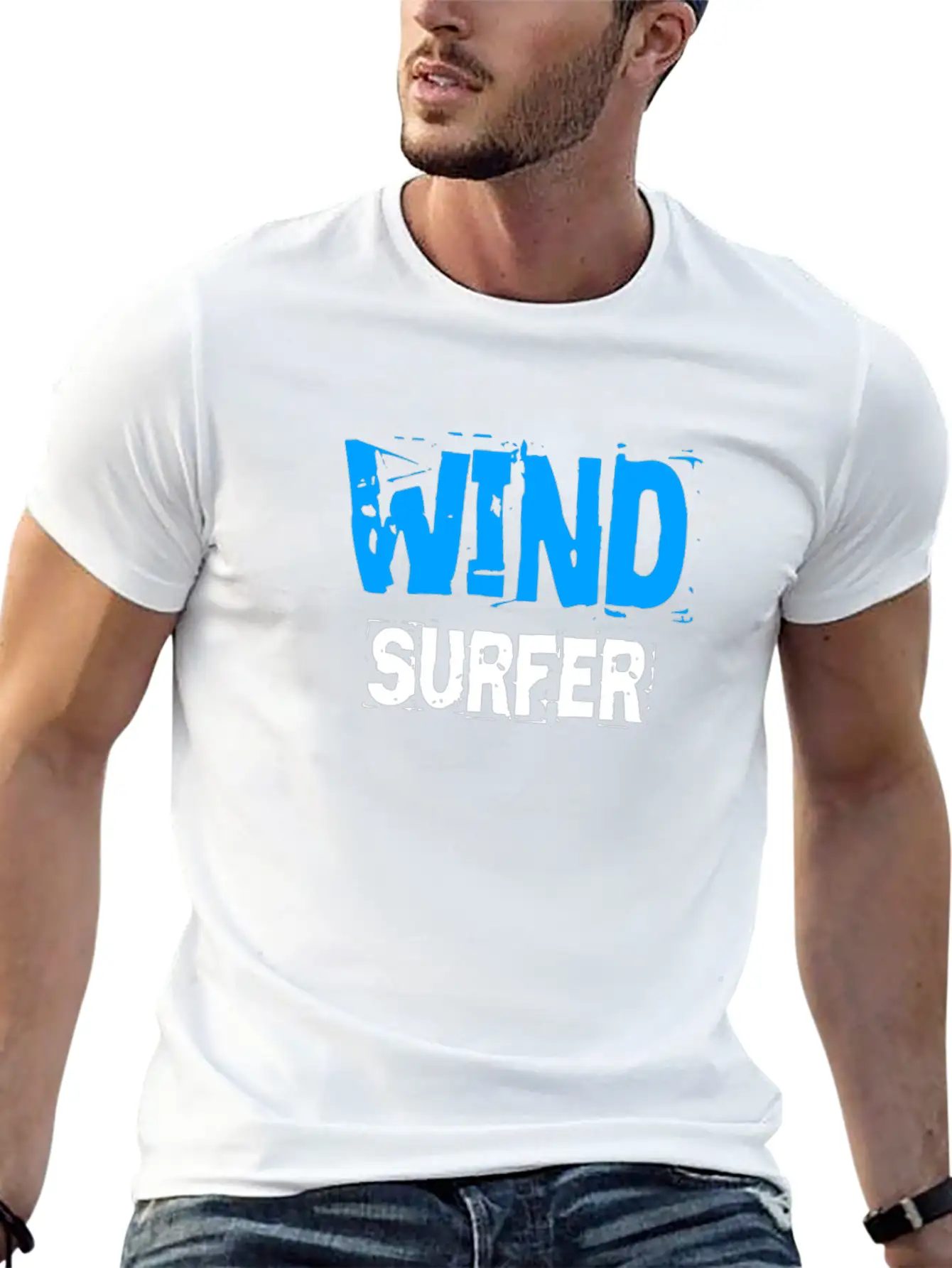 Wind Surfer Essential Cotton Tee For Daily Outfits – Unisex Style