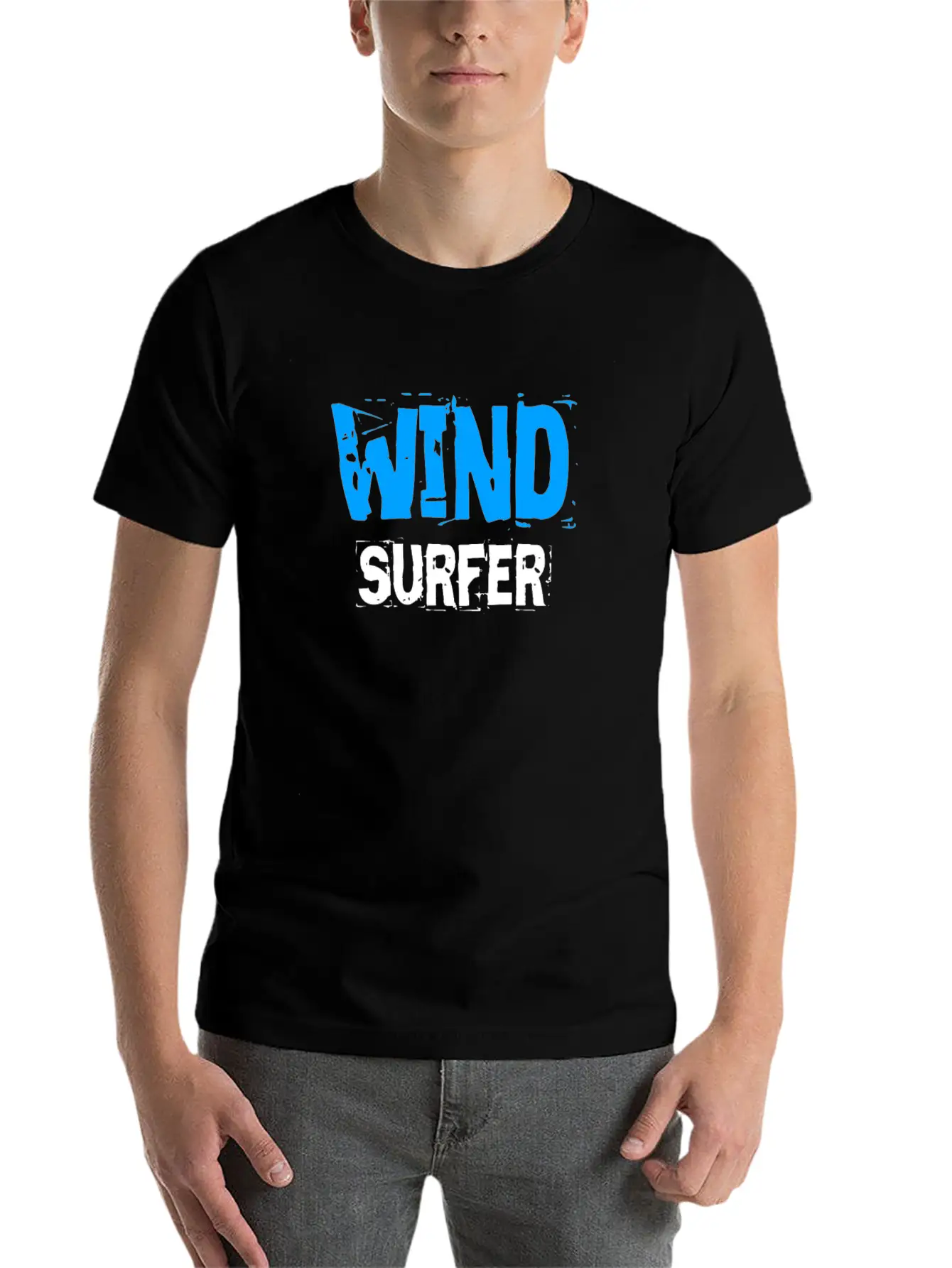 Wind Surfer Essential Cotton Tee For Daily Outfits – Unisex Style