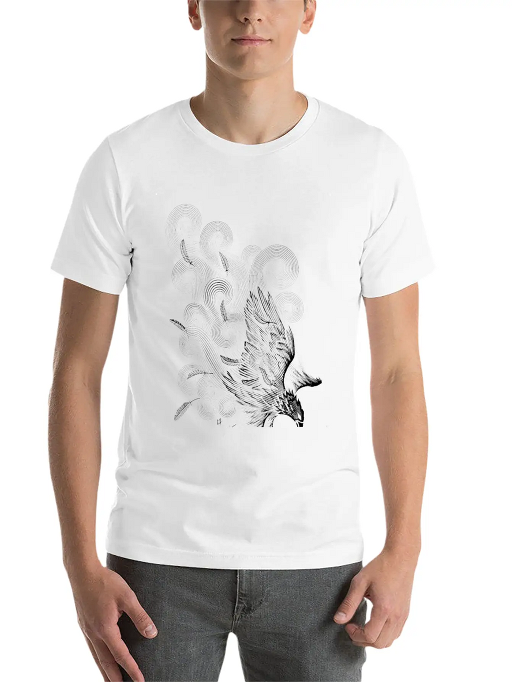 Windy Wings Classic Fit Graphic Tee For Daily Comfort – Unisex Cotton Shirt