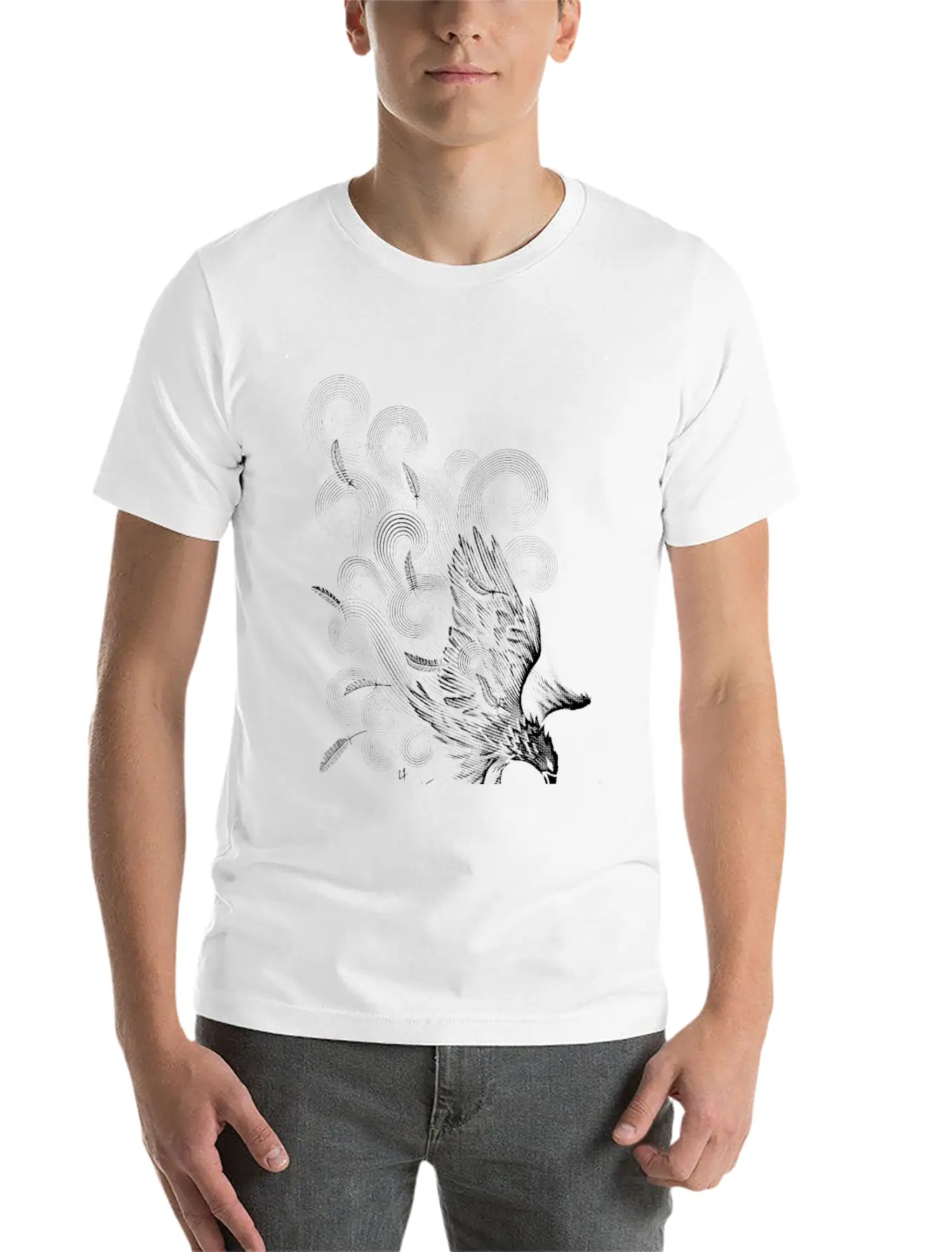 Windy Wings Classic Fit Graphic Tee For Daily Comfort – Unisex Cotton Shirt