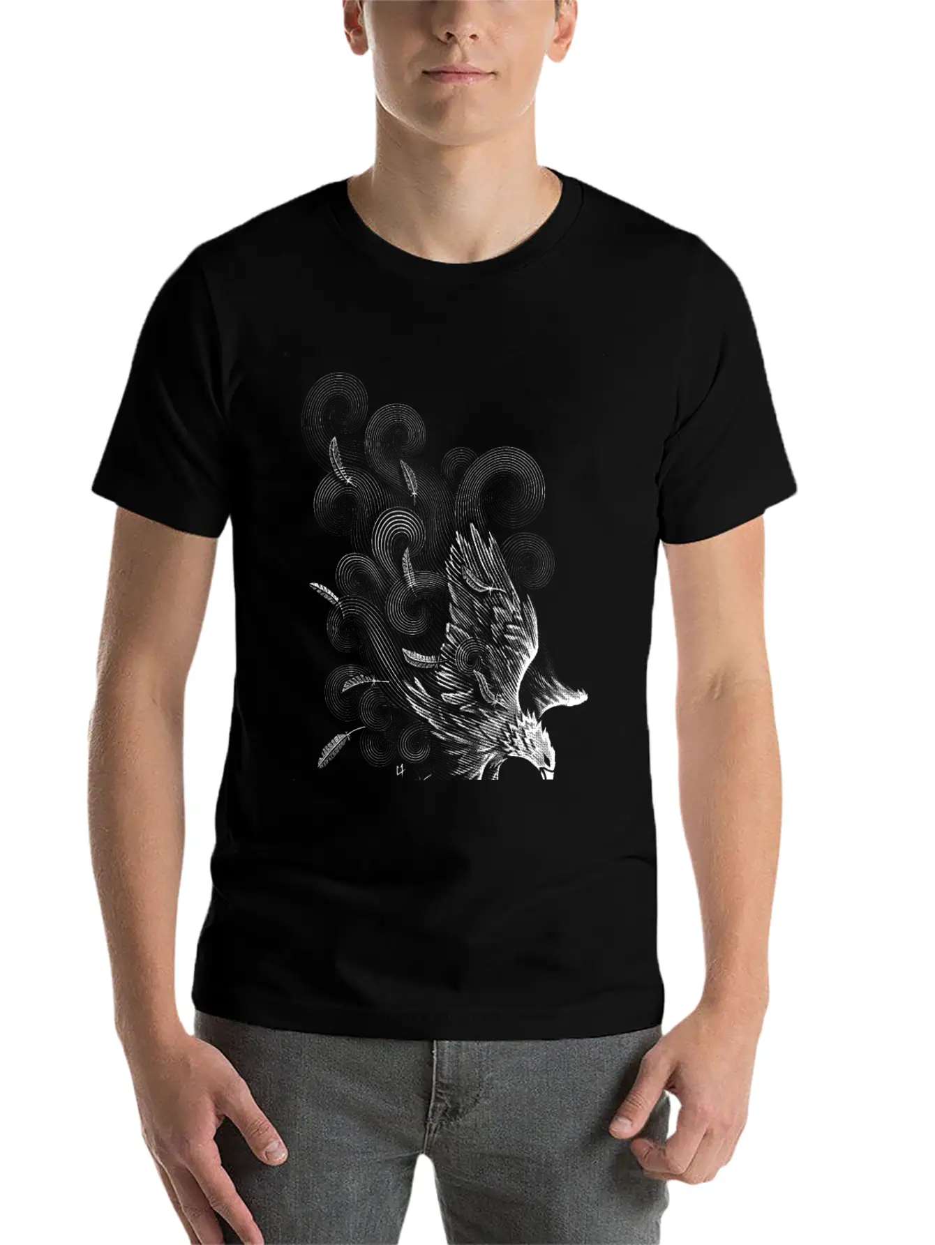 Windy Wings Classic Fit Graphic Tee For Daily Comfort – Unisex Cotton Shirt