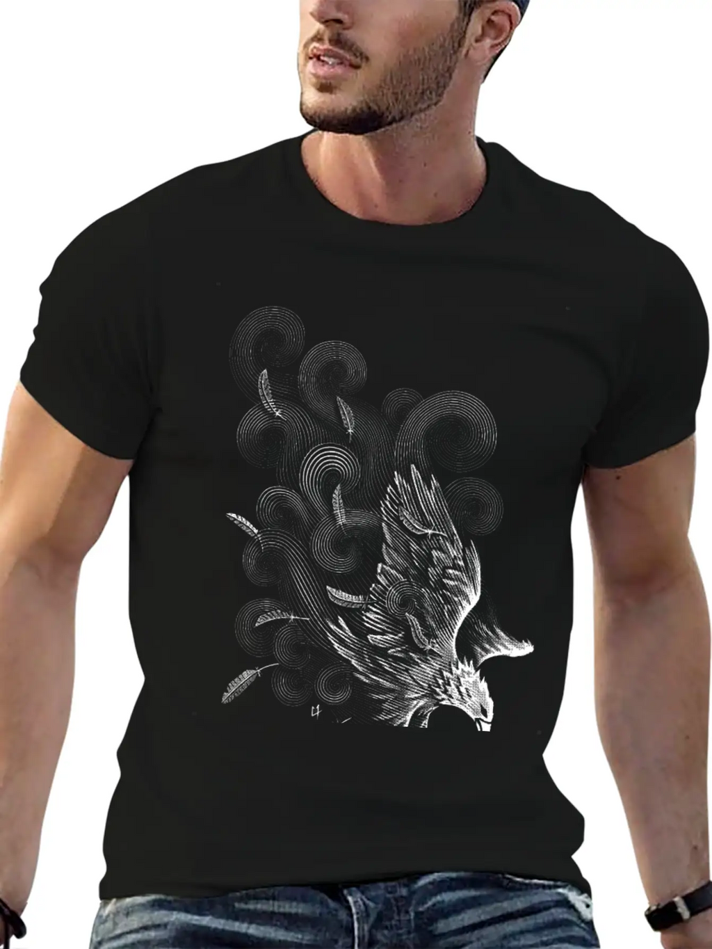 Windy Wings Classic Fit Graphic Tee For Daily Comfort – Unisex Cotton Shirt
