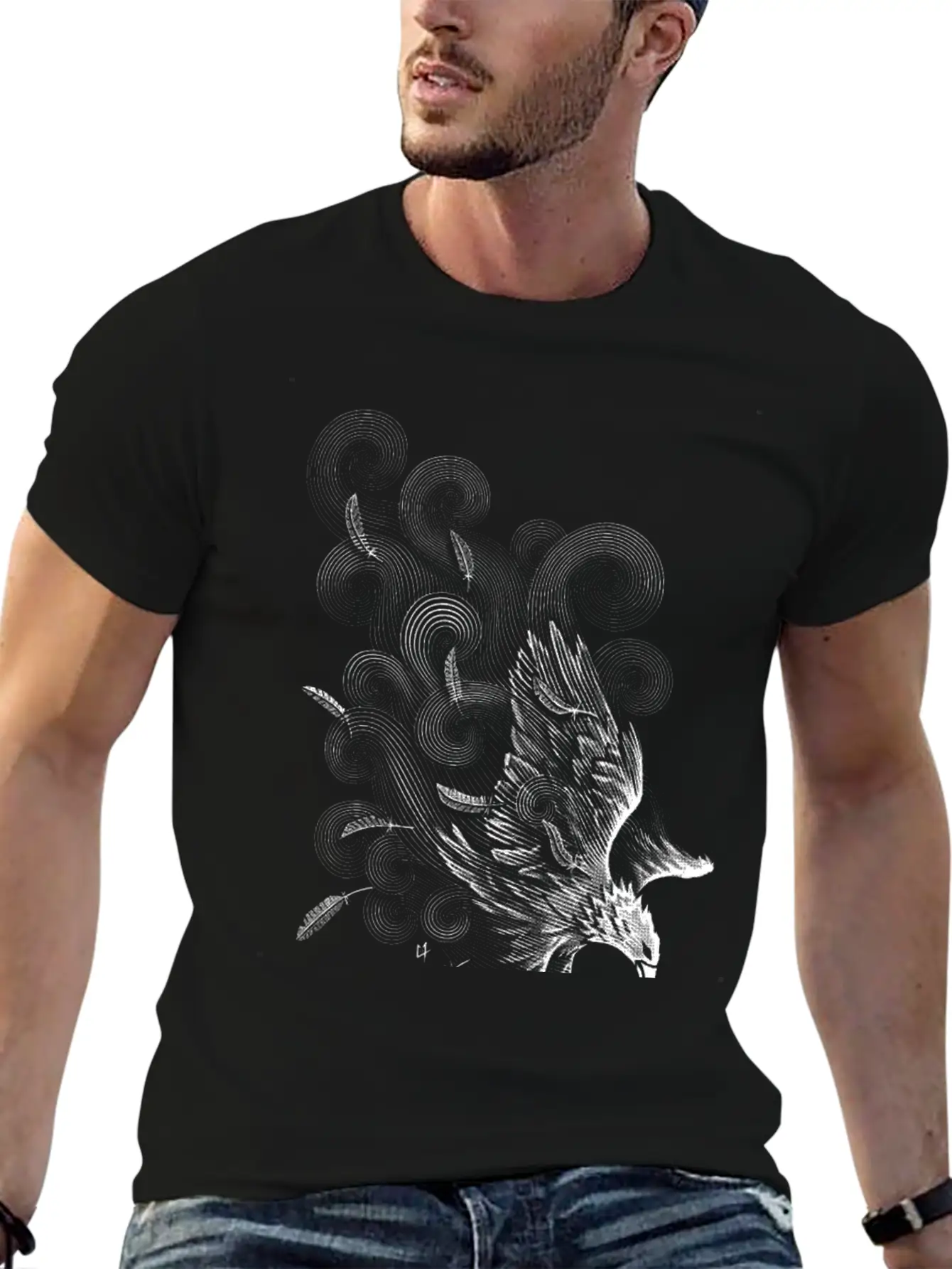 Windy Wings Classic Fit Graphic Tee For Daily Comfort – Unisex Cotton Shirt