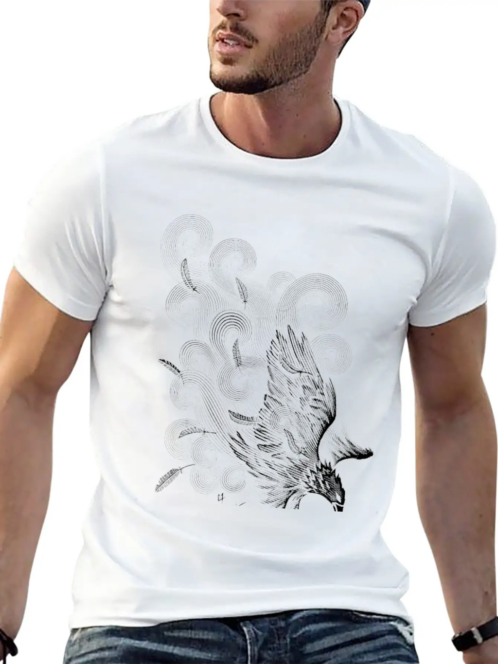 Windy Wings Classic Fit Graphic Tee For Daily Comfort – Unisex Cotton Shirt