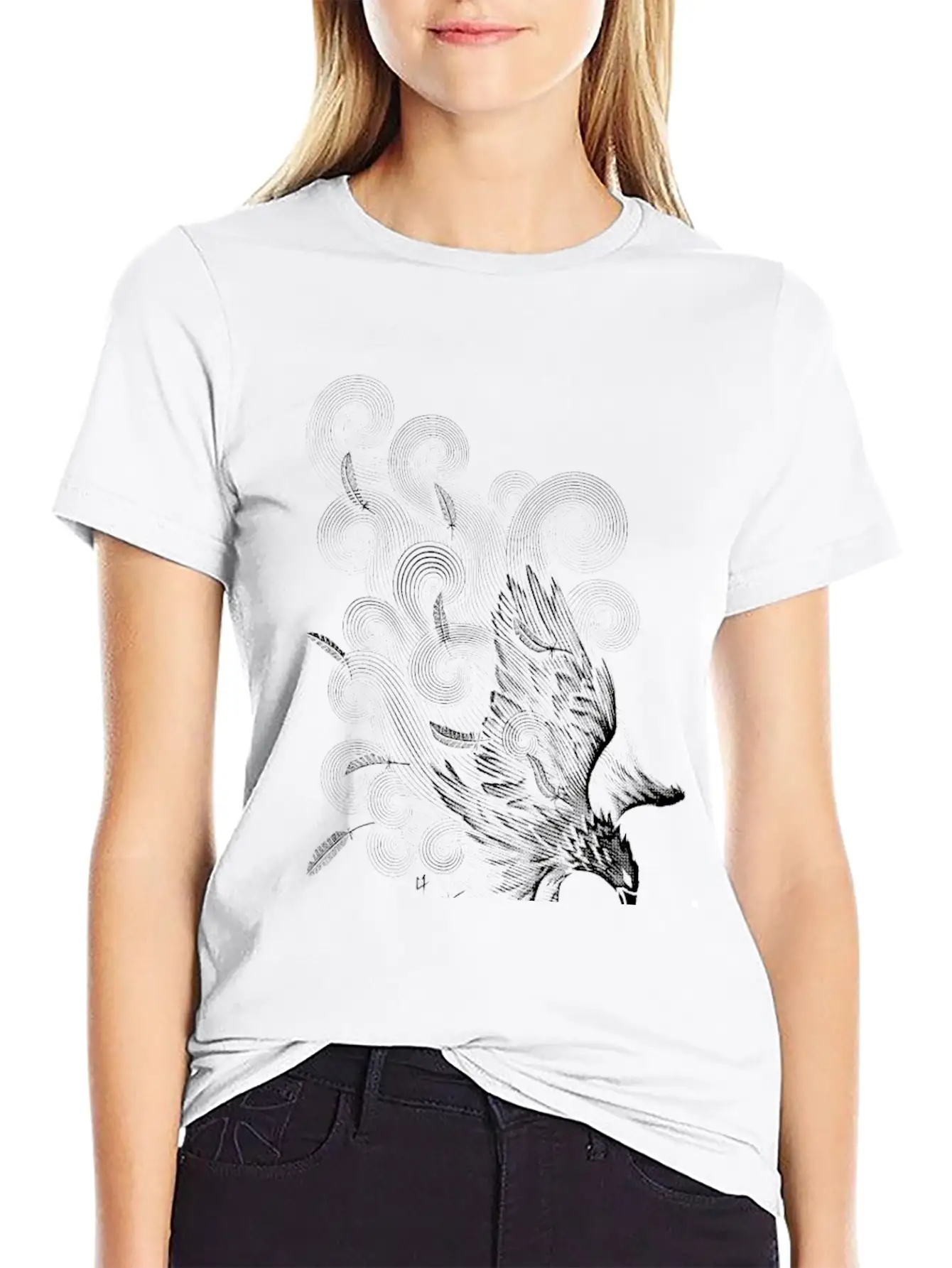 Windy Wings Classic Fit Graphic Tee For Daily Comfort – Unisex Cotton Shirt