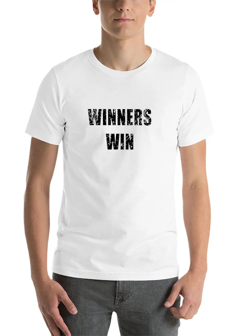 Winners Win Unisex Casual T-Shirt – Clean Design For Daily Comfort