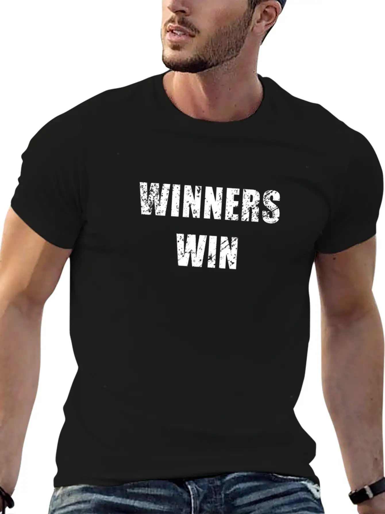 Winners Win Unisex Casual T-Shirt – Clean Design For Daily Comfort