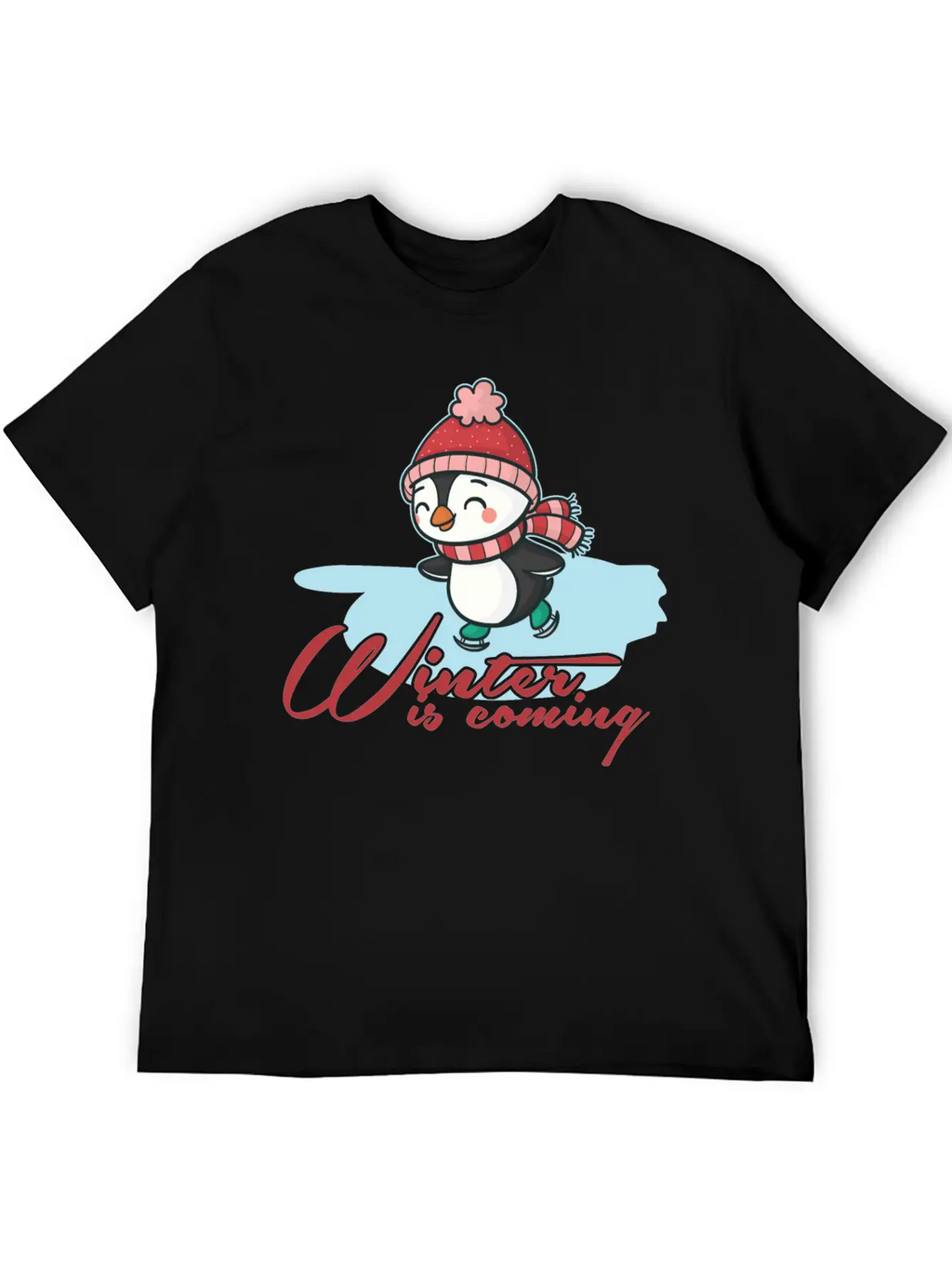 Winter Casual Graphic T-Shirt – Simple And Comfortable Daily Wear