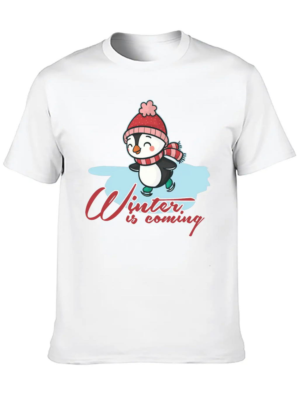 Winter Casual Graphic T-Shirt – Simple And Comfortable Daily Wear