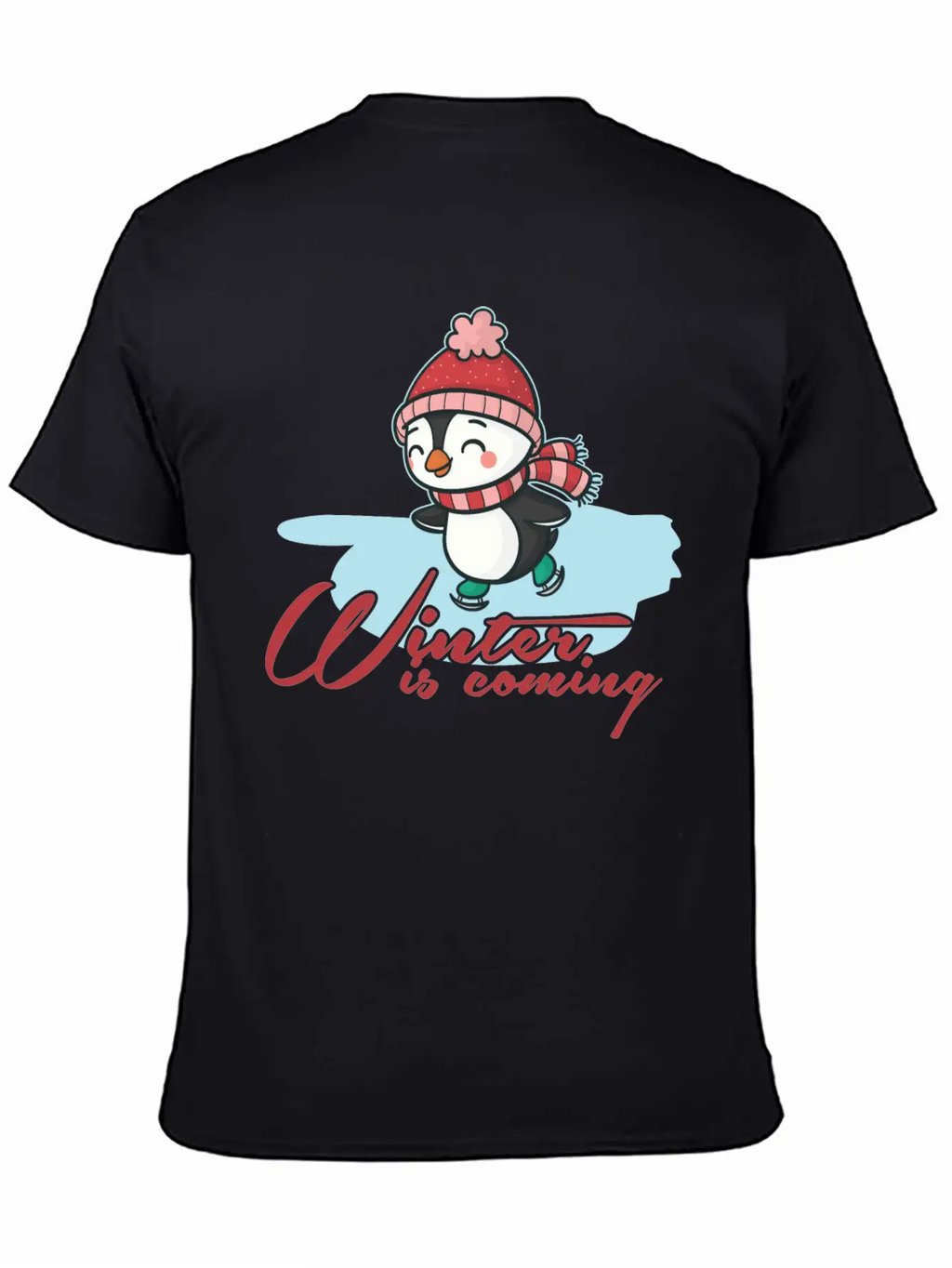 Winter Casual Graphic T-Shirt – Simple And Comfortable Daily Wear