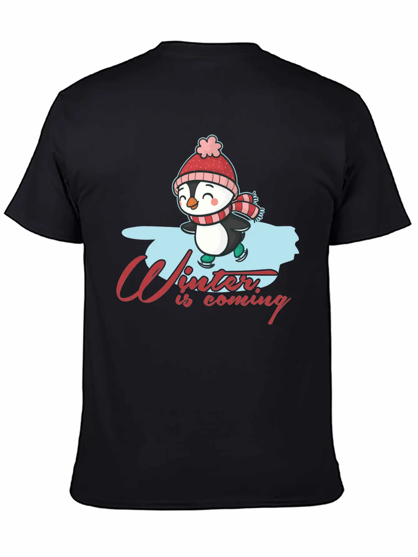 Winter Casual Graphic T-Shirt – Simple And Comfortable Daily Wear