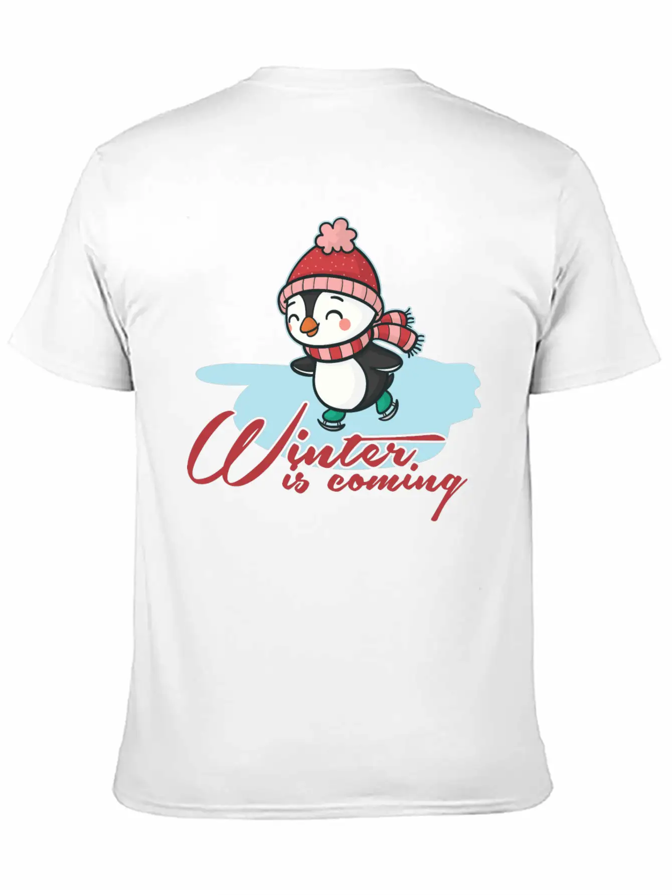 Winter Casual Graphic T-Shirt – Simple And Comfortable Daily Wear