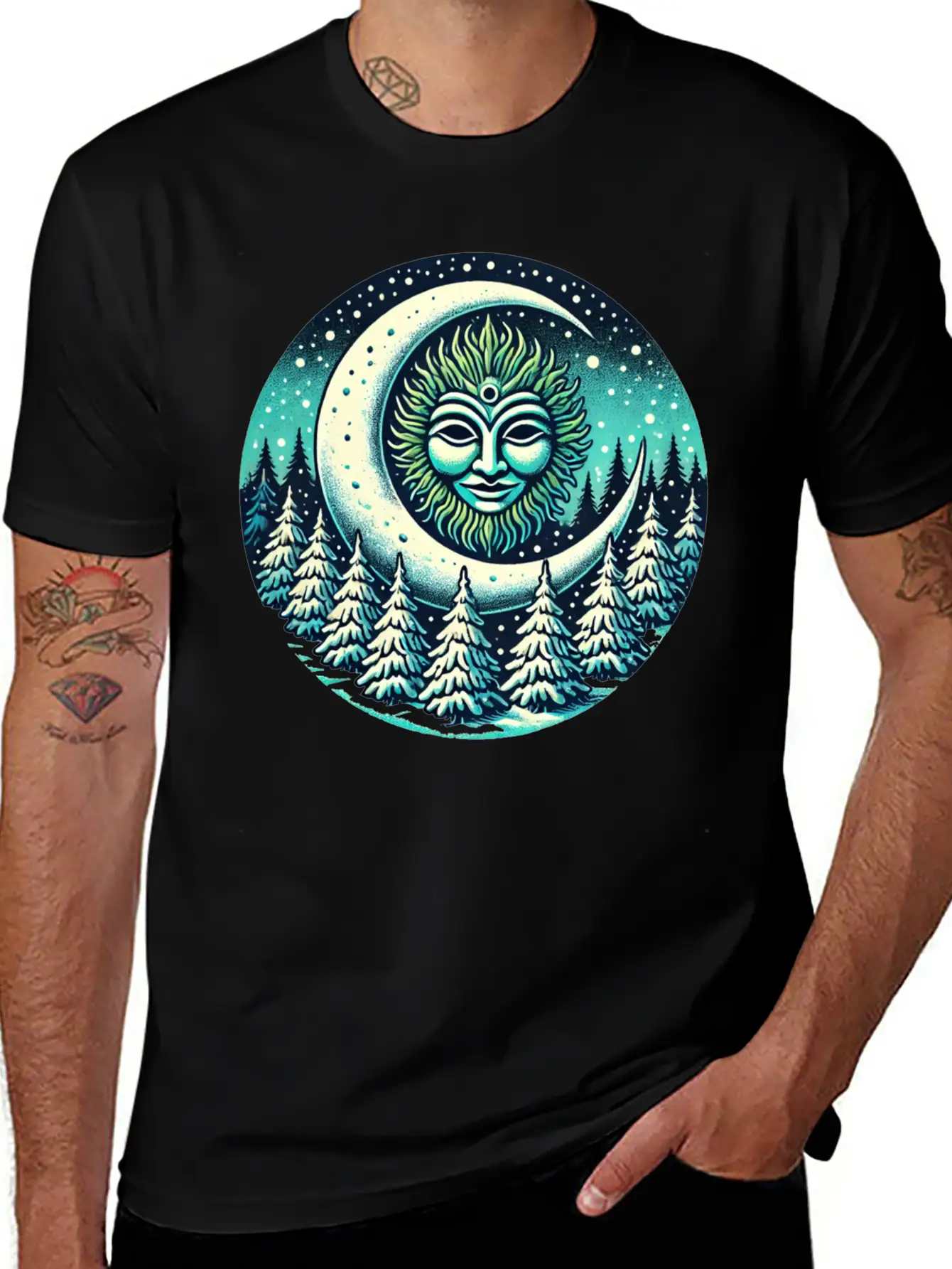 Winter Greenman Breathable Soft Cotton T-Shirt – Timeless Casual Look