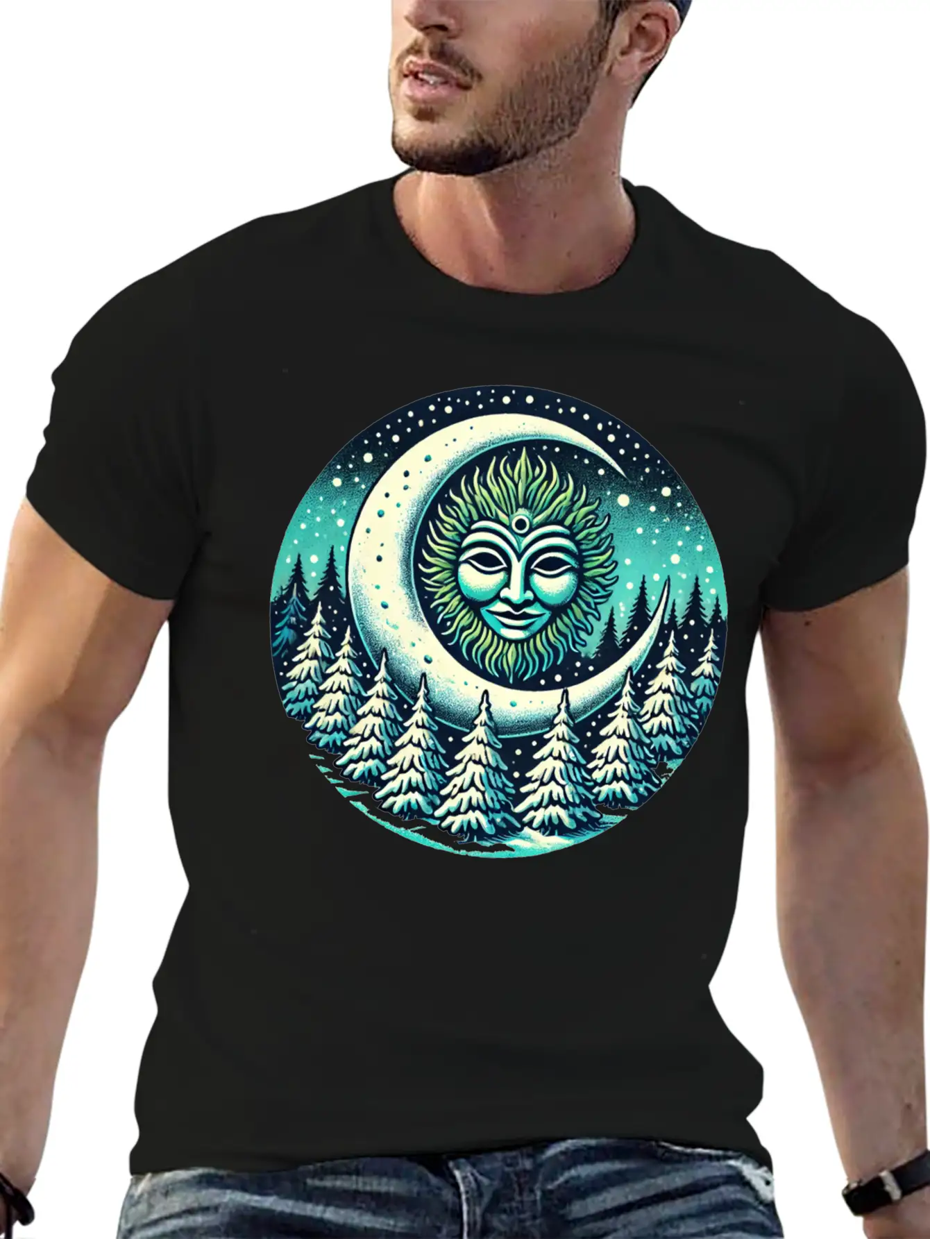 Winter Greenman Breathable Soft Cotton T-Shirt – Timeless Casual Look