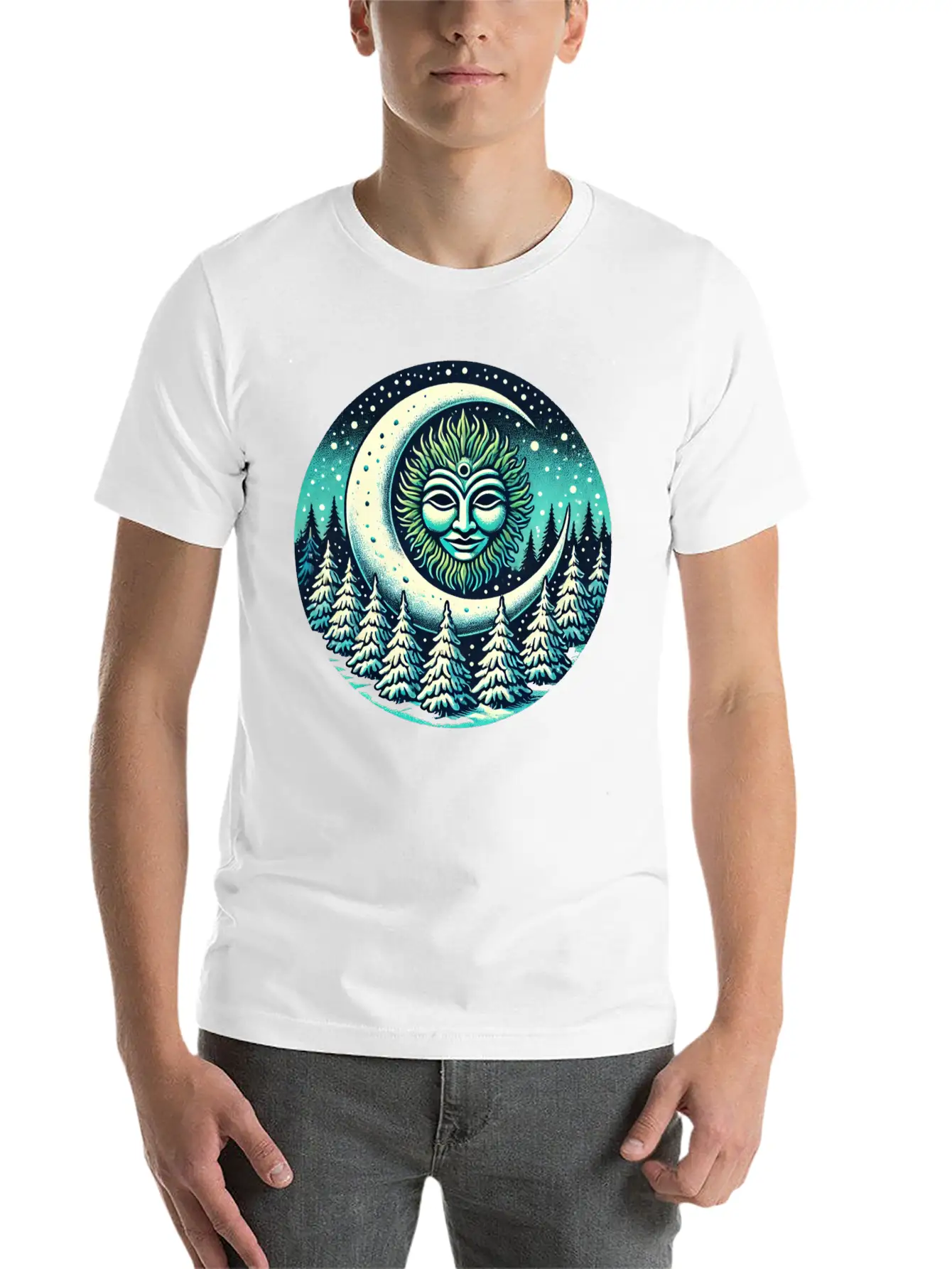 Winter Greenman Breathable Soft Cotton T-Shirt – Timeless Casual Look