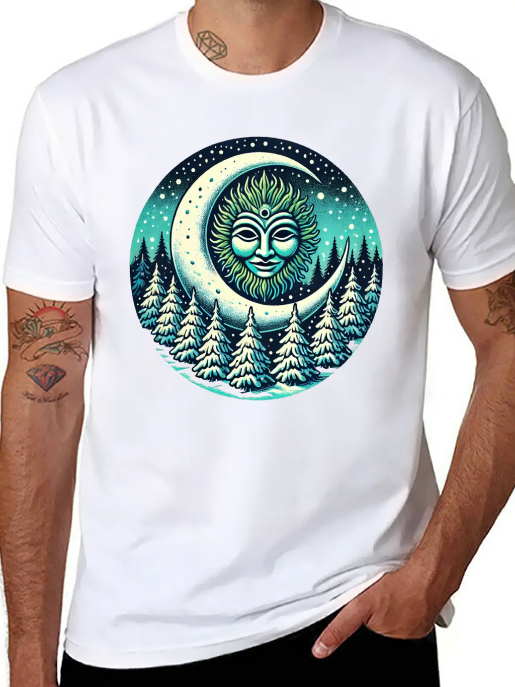 Winter Greenman Breathable Soft Cotton T-Shirt – Timeless Casual Look