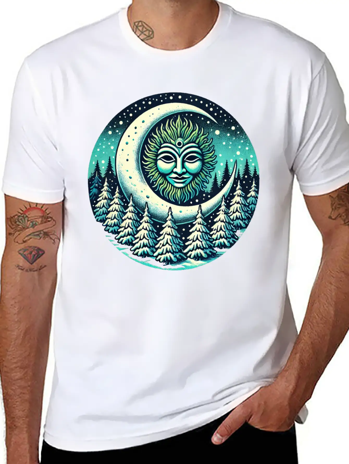 Winter Greenman Breathable Soft Cotton T-Shirt – Timeless Casual Look