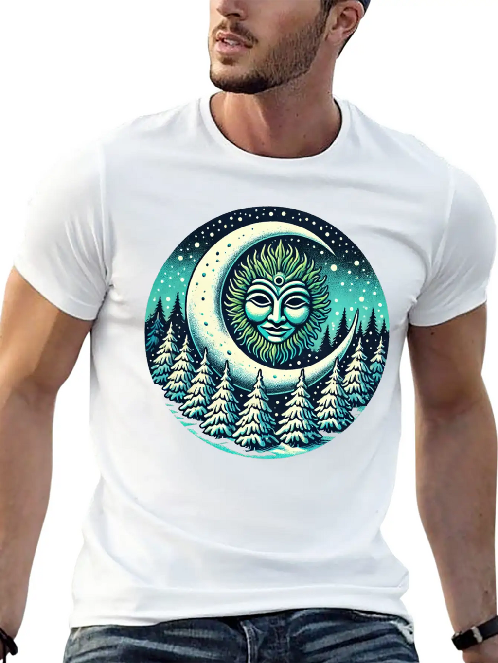 Winter Greenman Breathable Soft Cotton T-Shirt – Timeless Casual Look