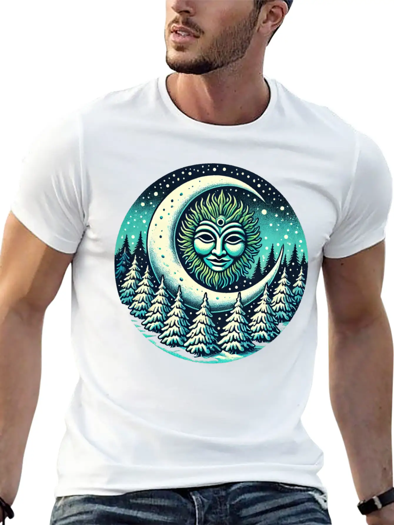 Winter Greenman Breathable Soft Cotton T-Shirt – Timeless Casual Look